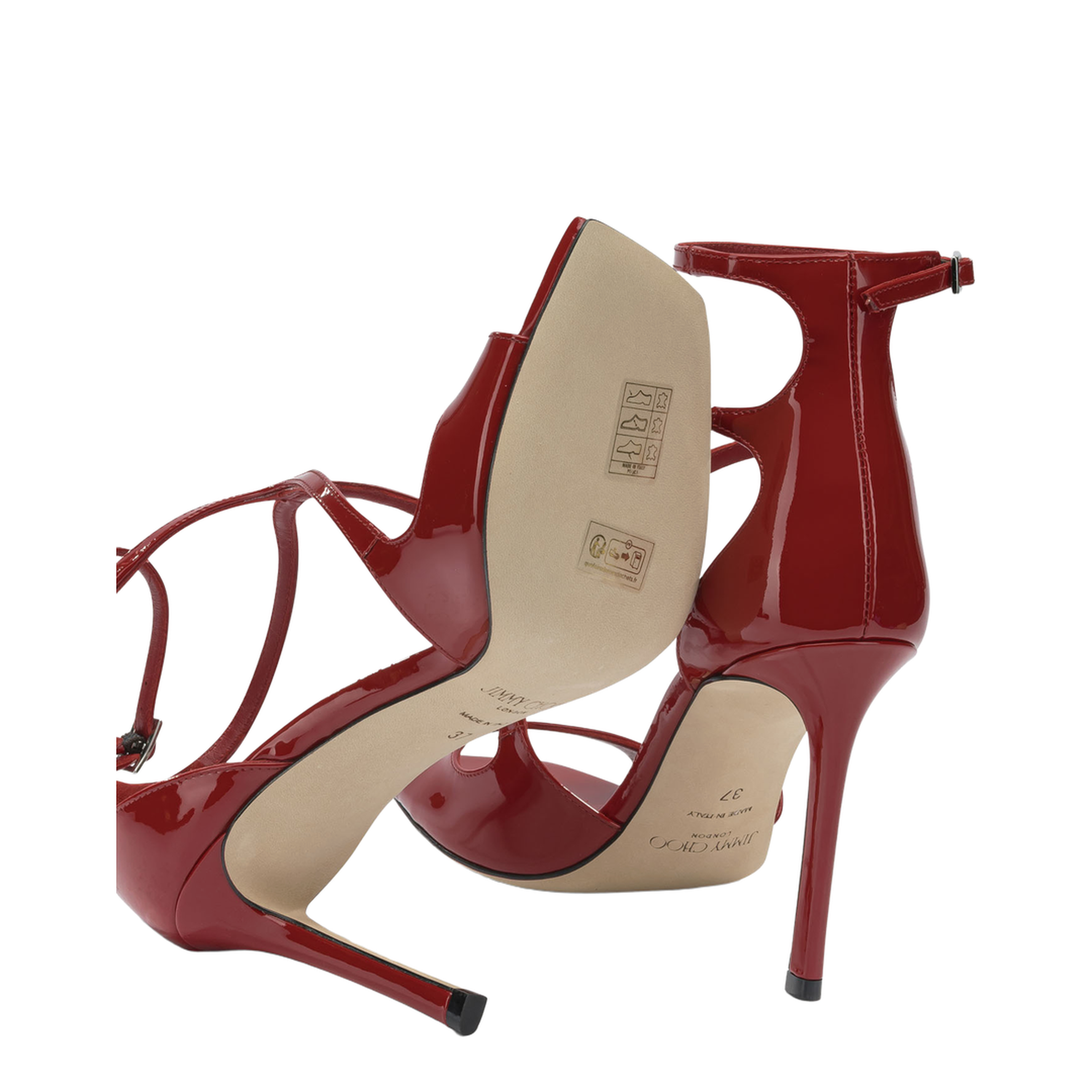 MAYFEYR - Jimmy Choo - Heeled Sandals - AZIA95PATRUBYRED