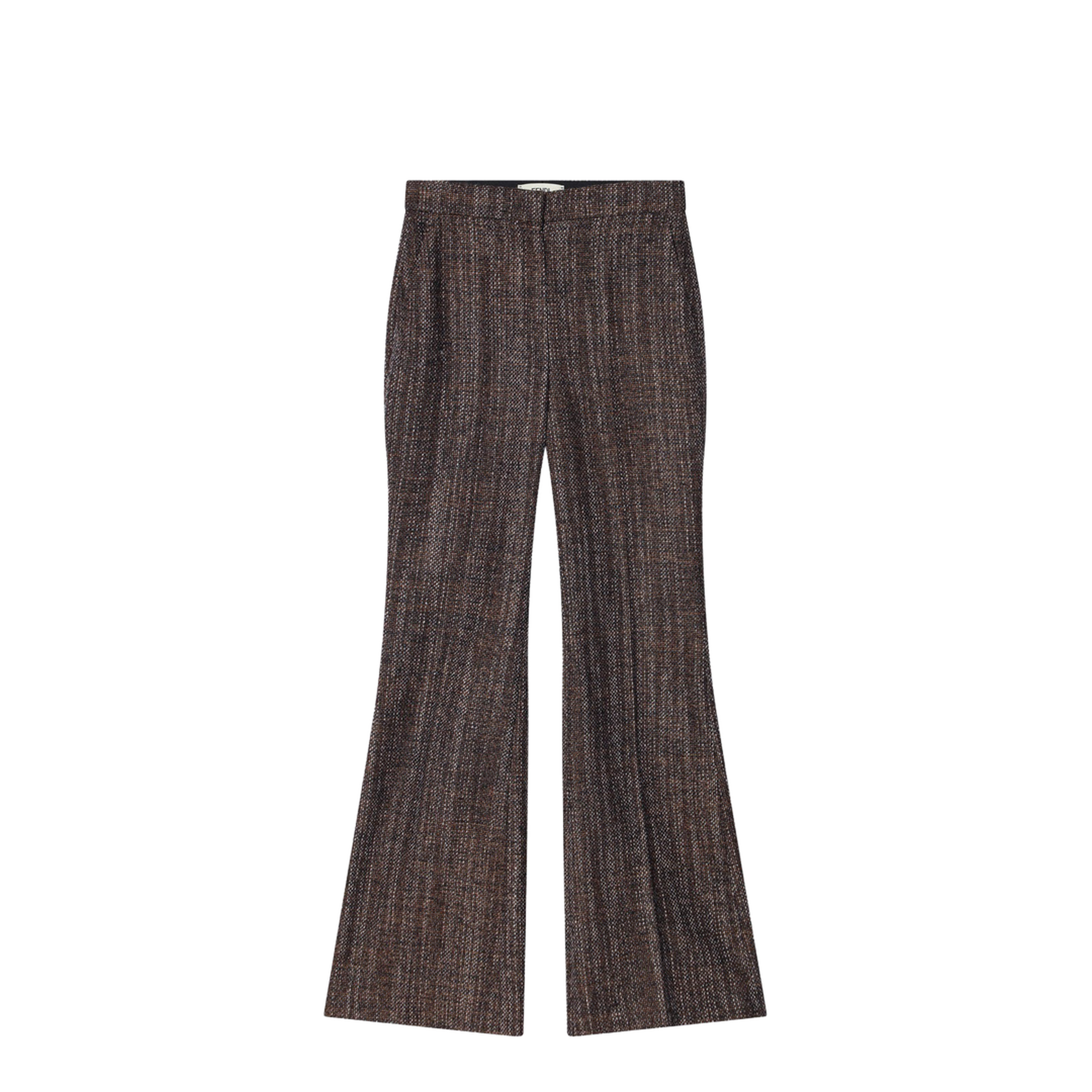 Rust Wool and Alpaca Trousers