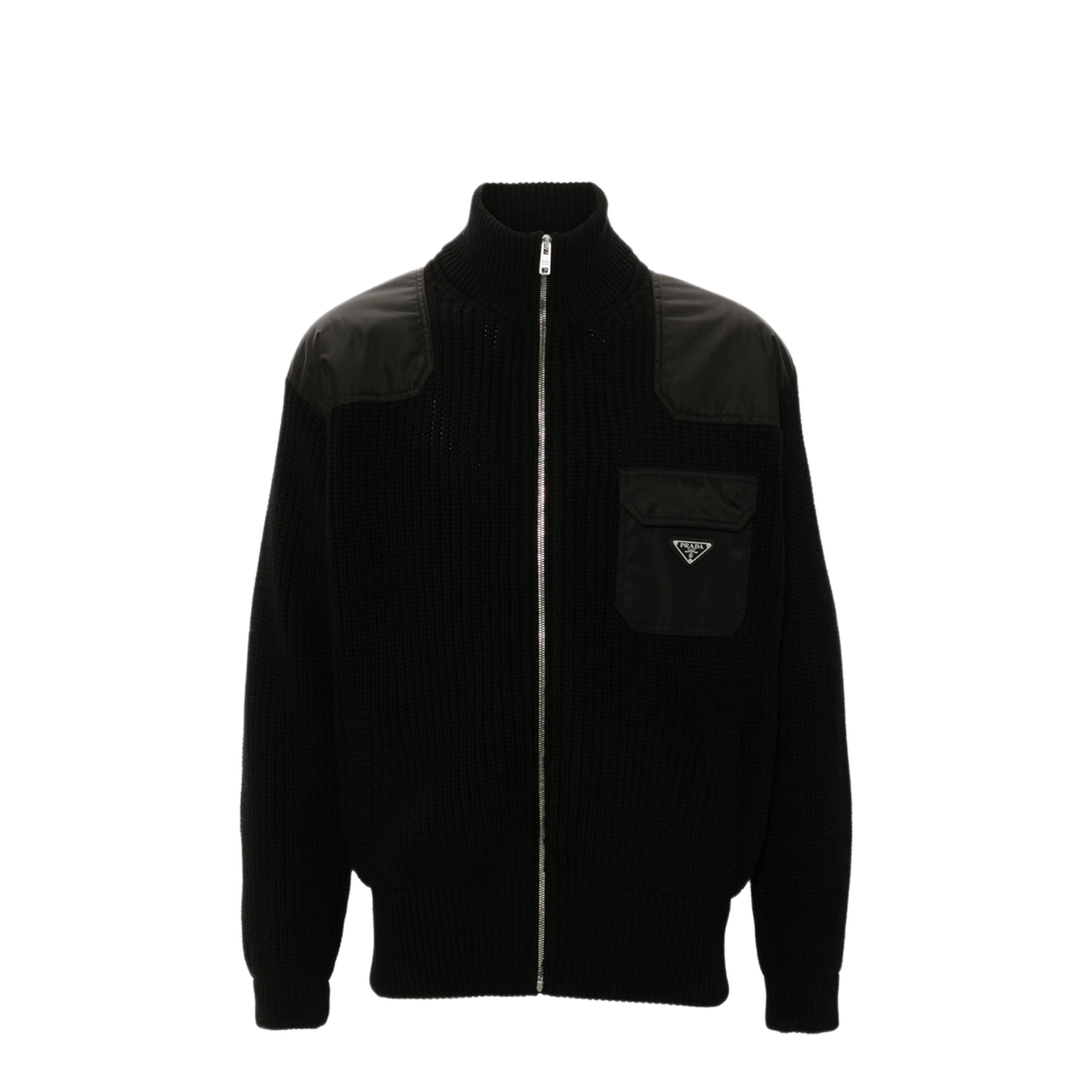 MAYFEYR - Prada - Re-Nylon-Panelling Cardigan - UMG335SOOO145NF0002
