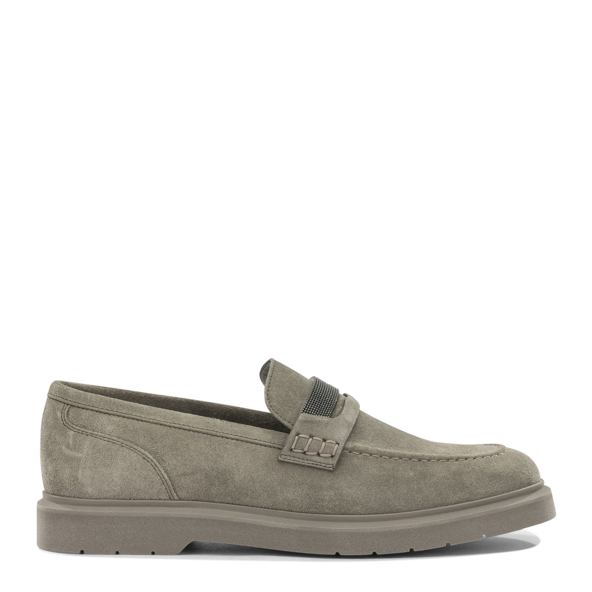 MAYFEYR - Brunello Cucinelli - Suede Loafers With Charm - MZSFG2370C8850X