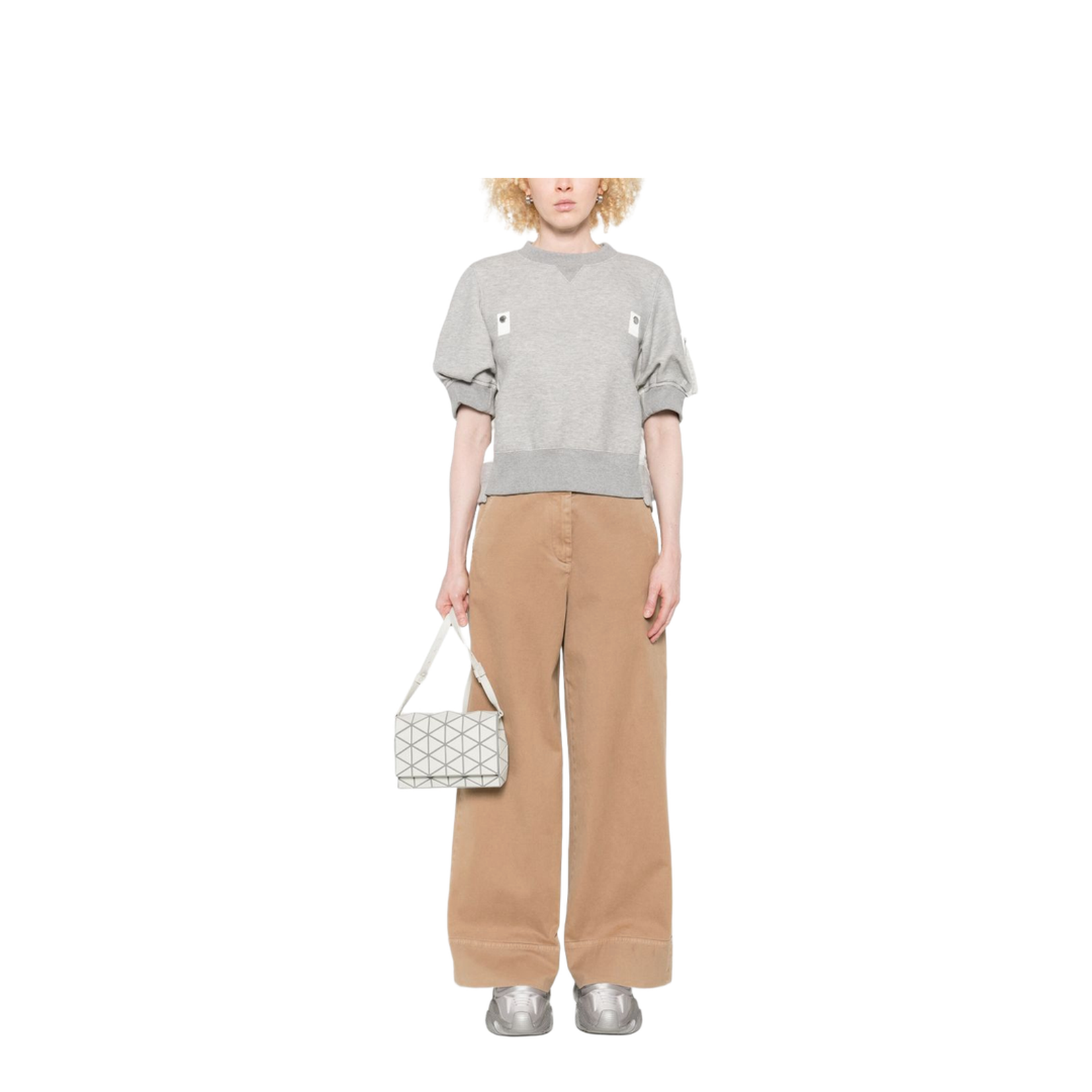 Cotton and Nylon Pullover