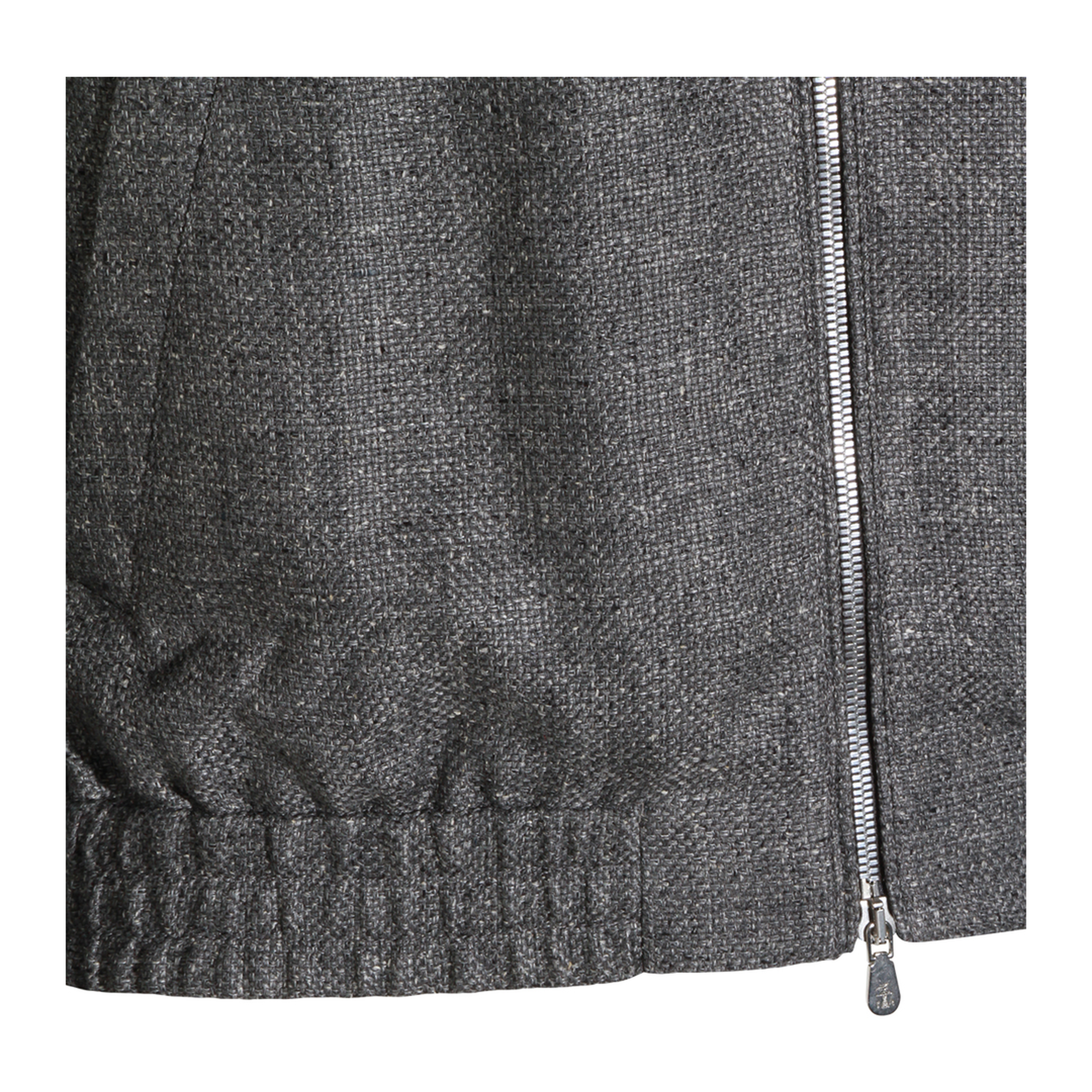 Stand Collar Outerwear Jacket Grey