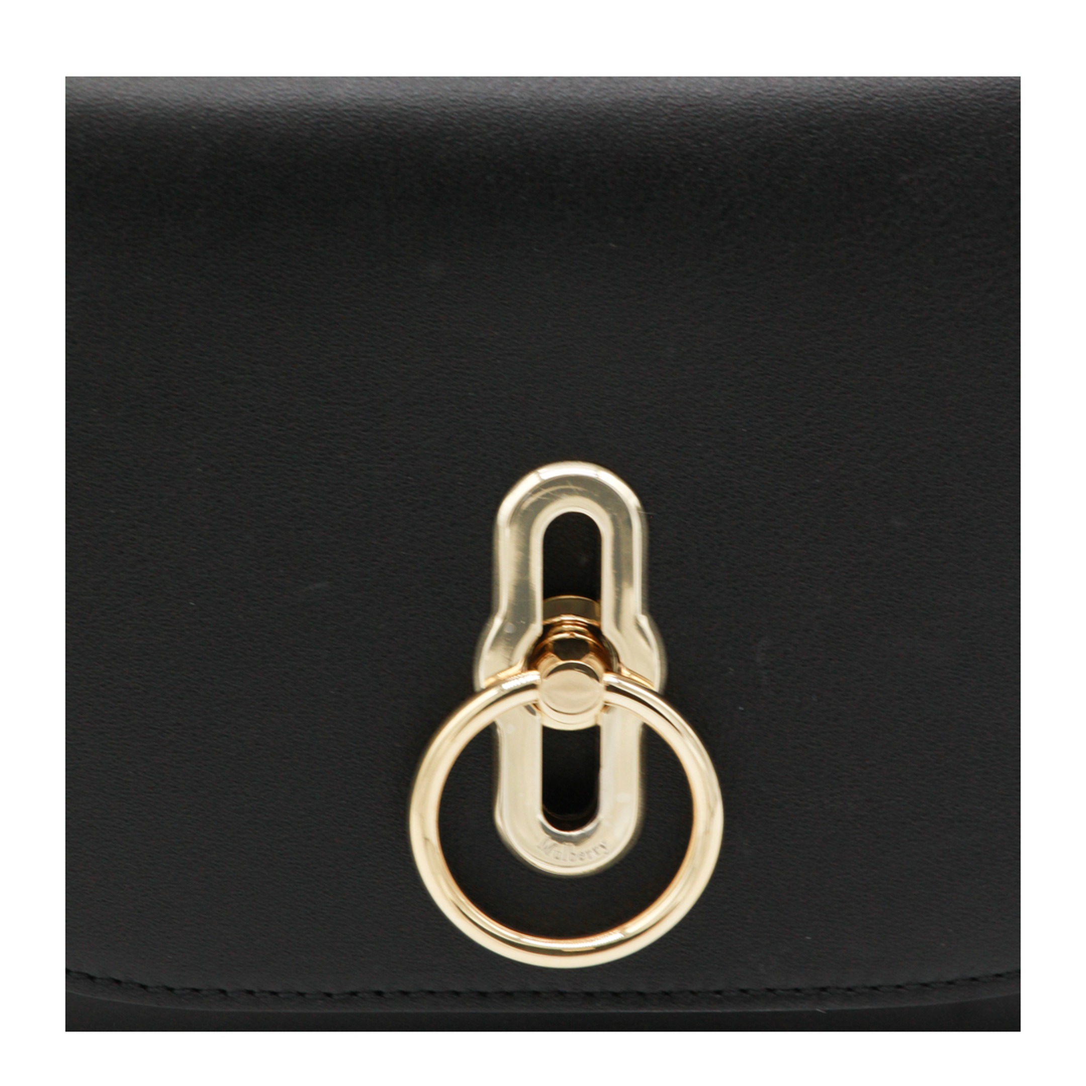 Amberley Small Supple Smooth Leather Top Handle Bag - Black