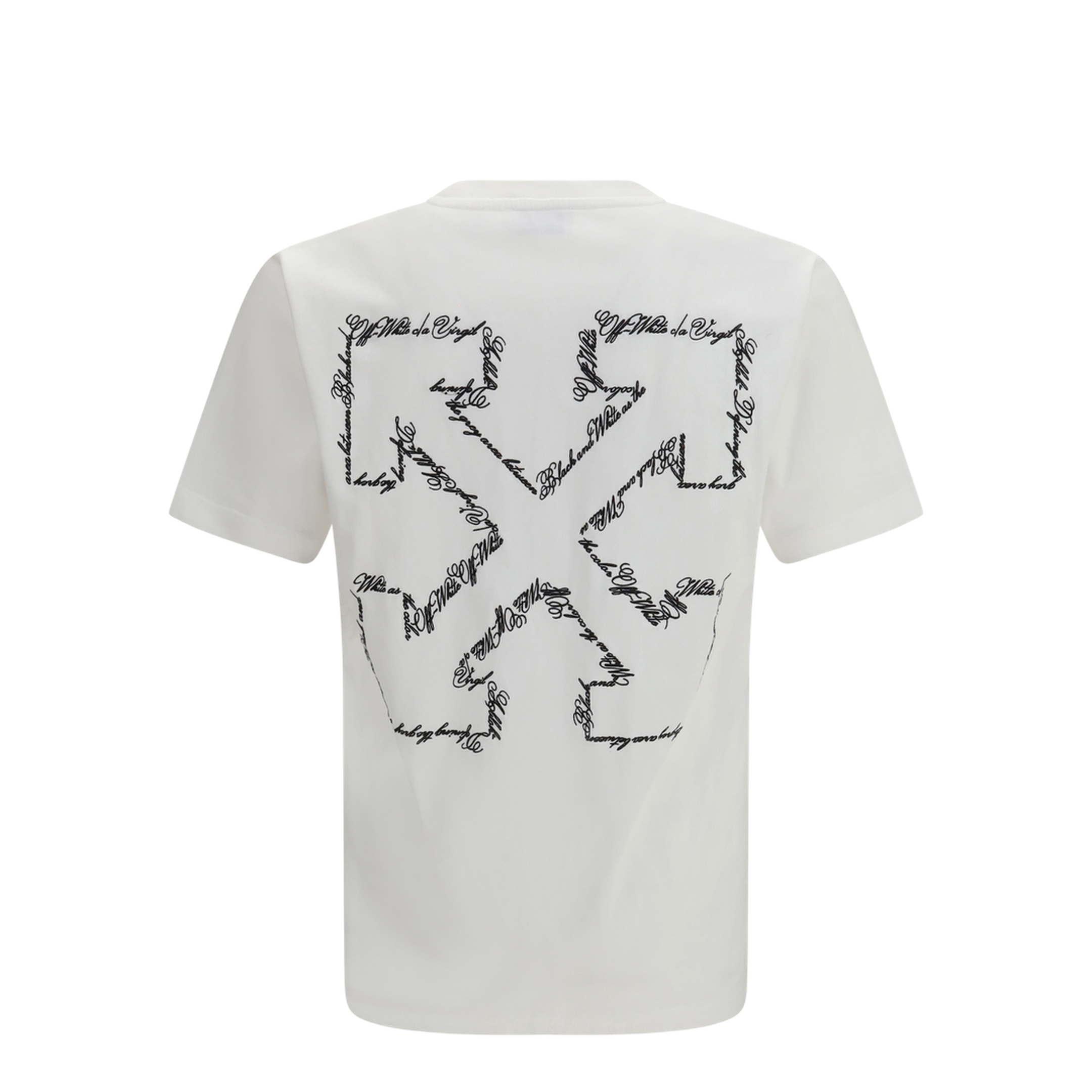 MAYFEYR - Off-White - Script Arrow T-Shirt - 44MAA027S26J002100