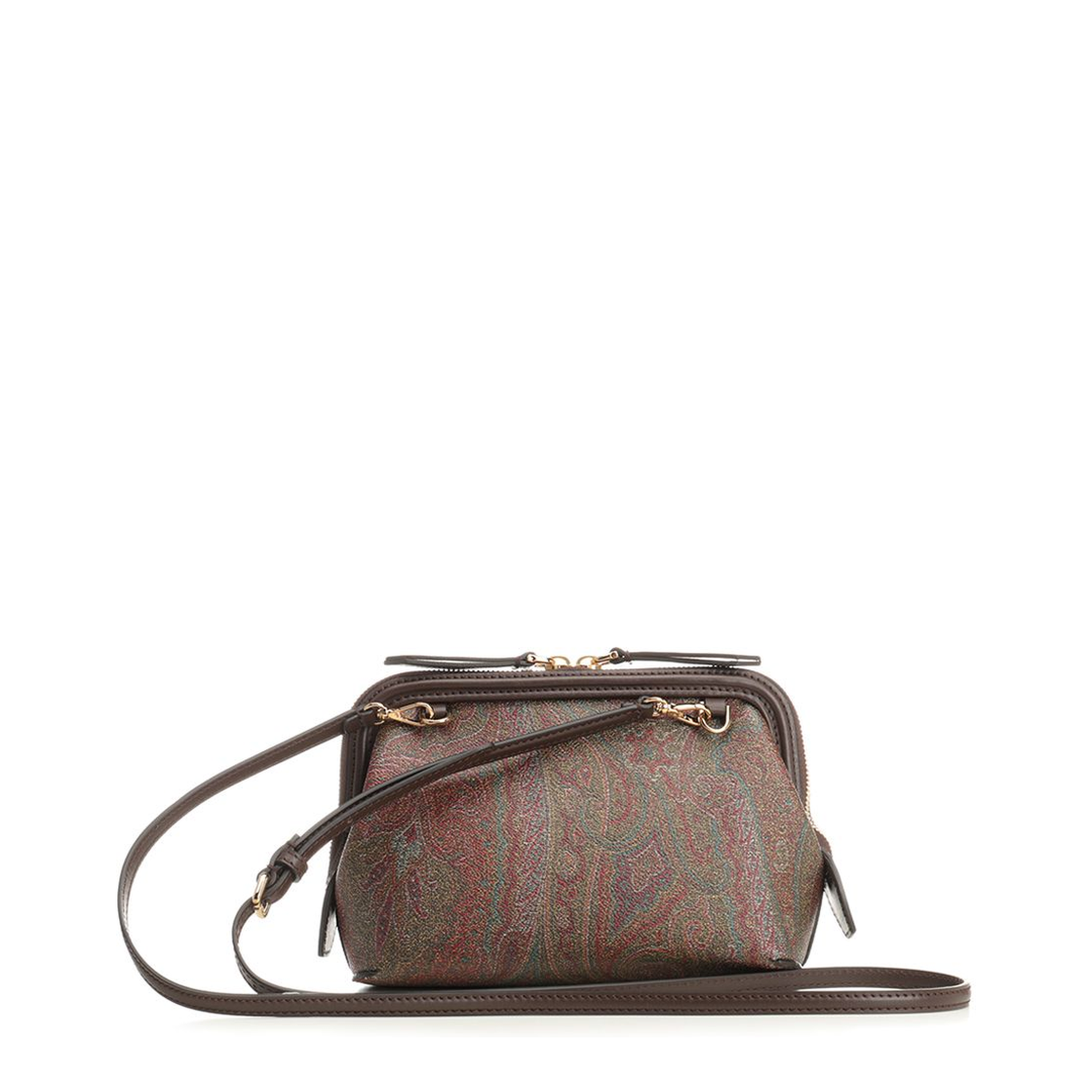 Arnica Clutch in Paisley Canvas Jacquard