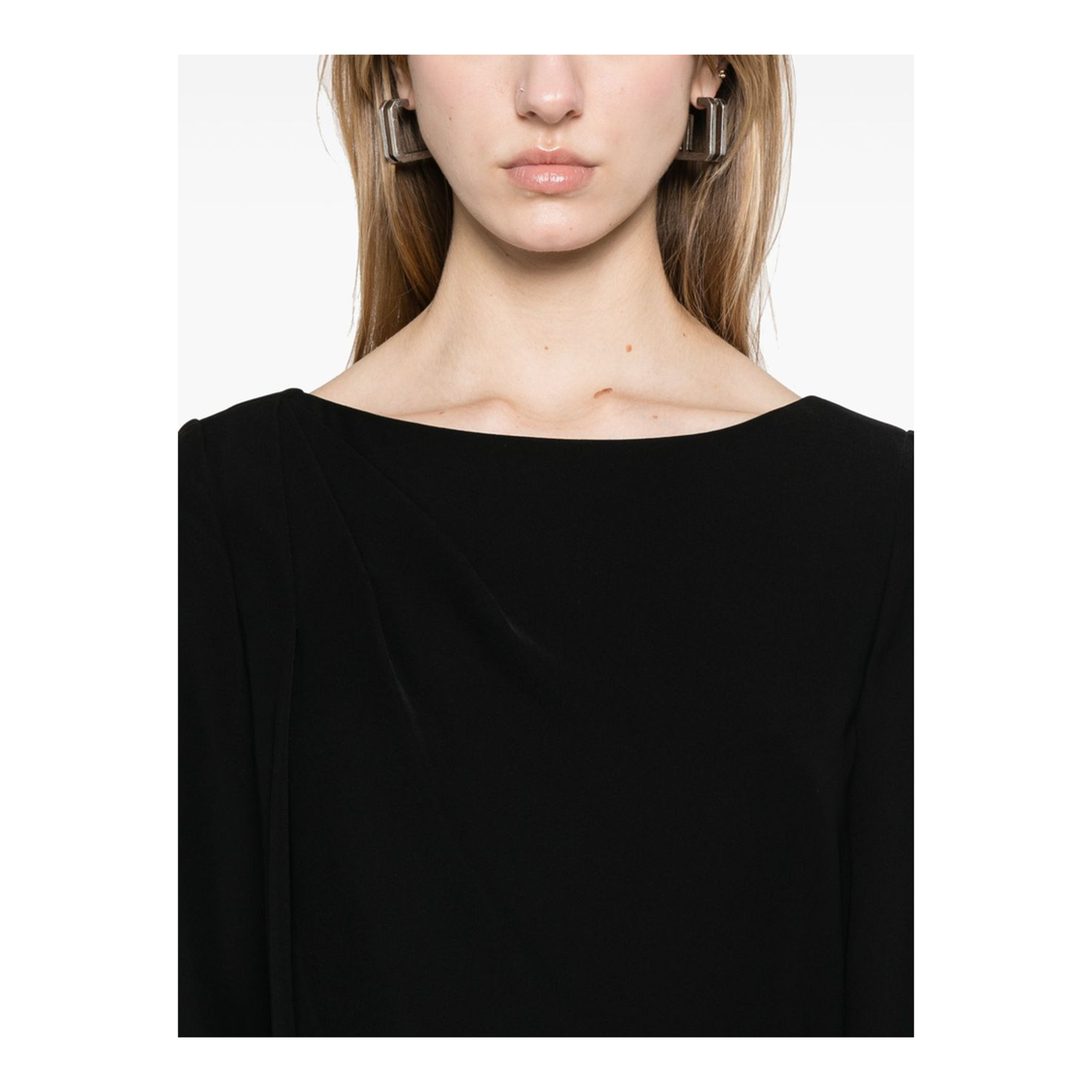 Black Side Zip Dress