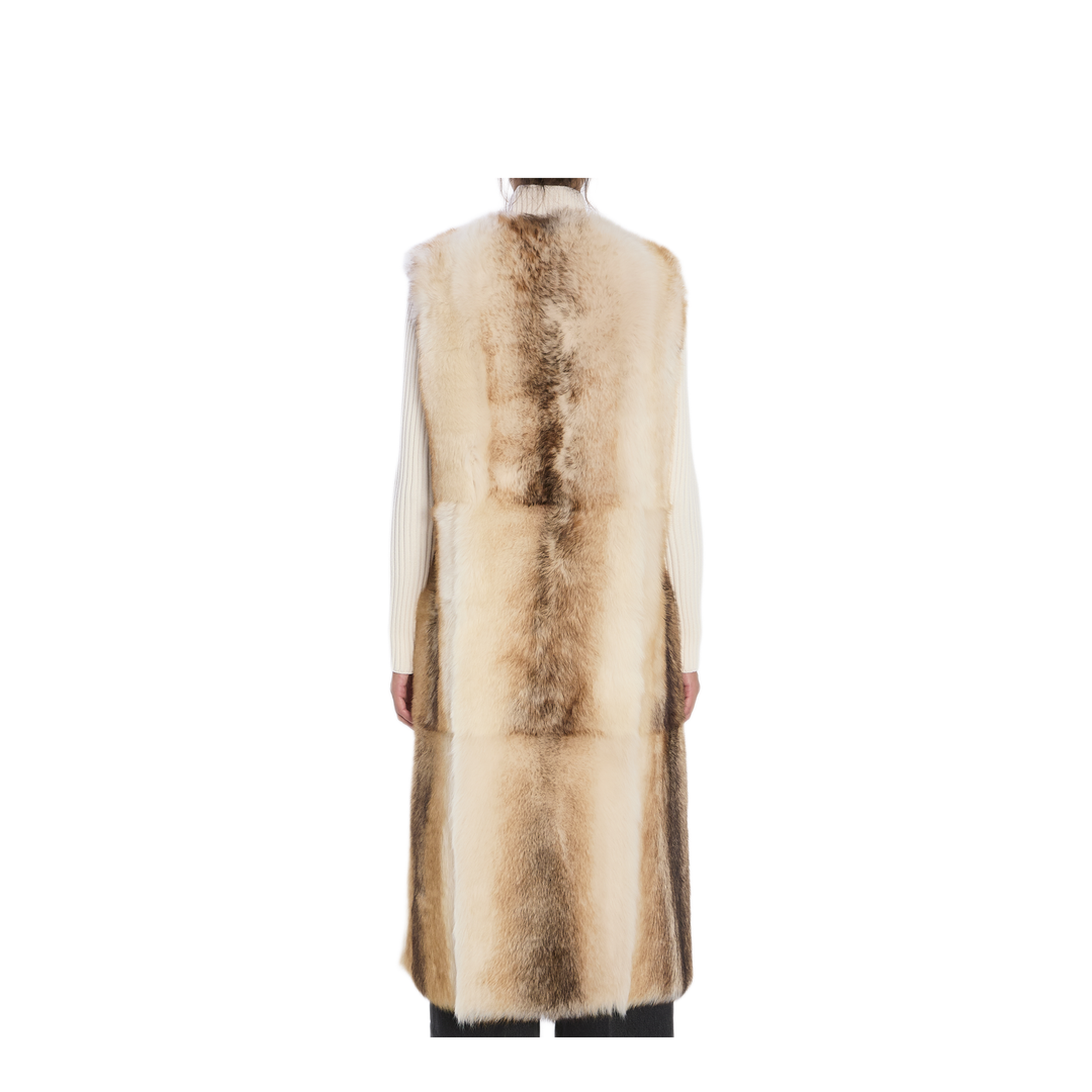 MAYFEYR - Yves Salomon - Long Lamb Fur Vest - 26WYM63105215B3271