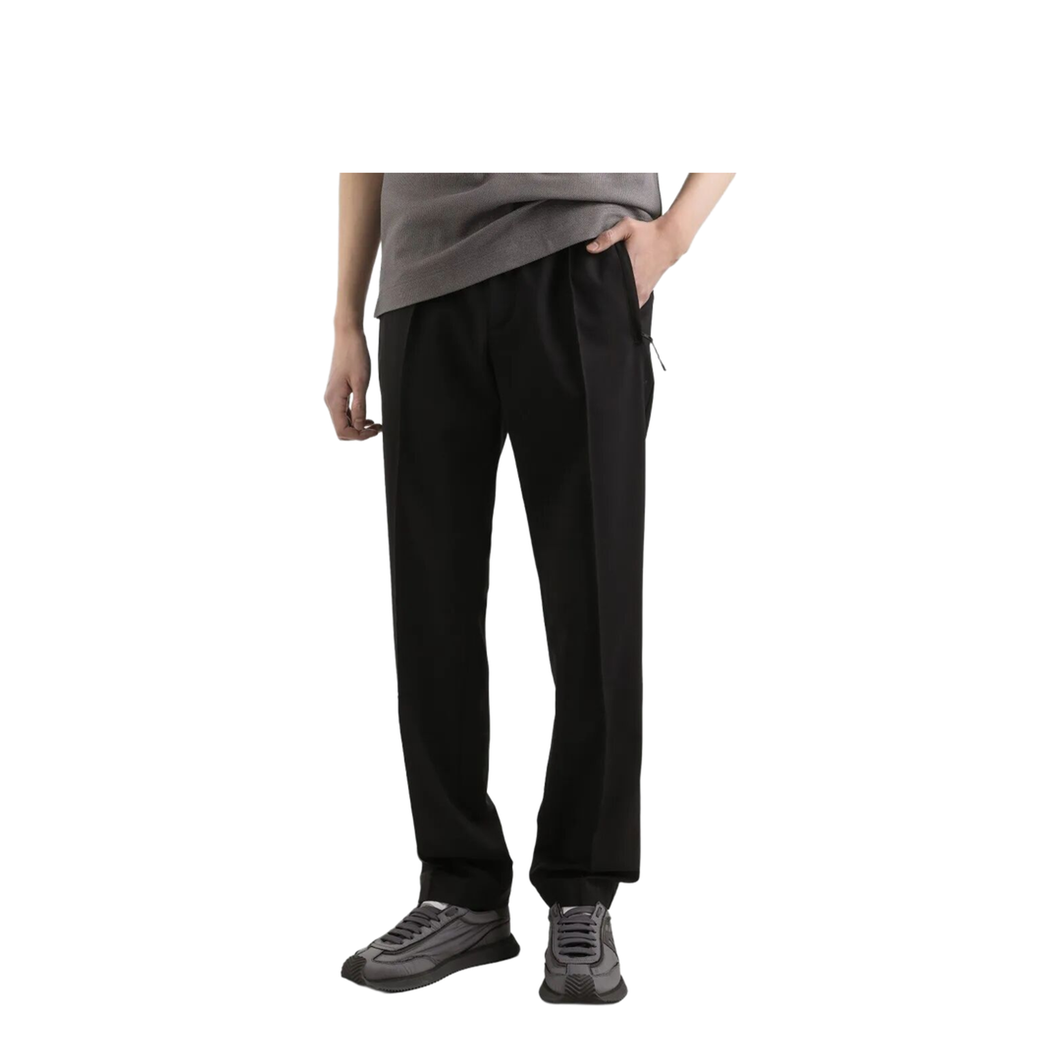 MAYFEYR - Dolce & Gabbana - Drawstring-Waist Wool Blend Tapered Trousers - GP147TFURK8