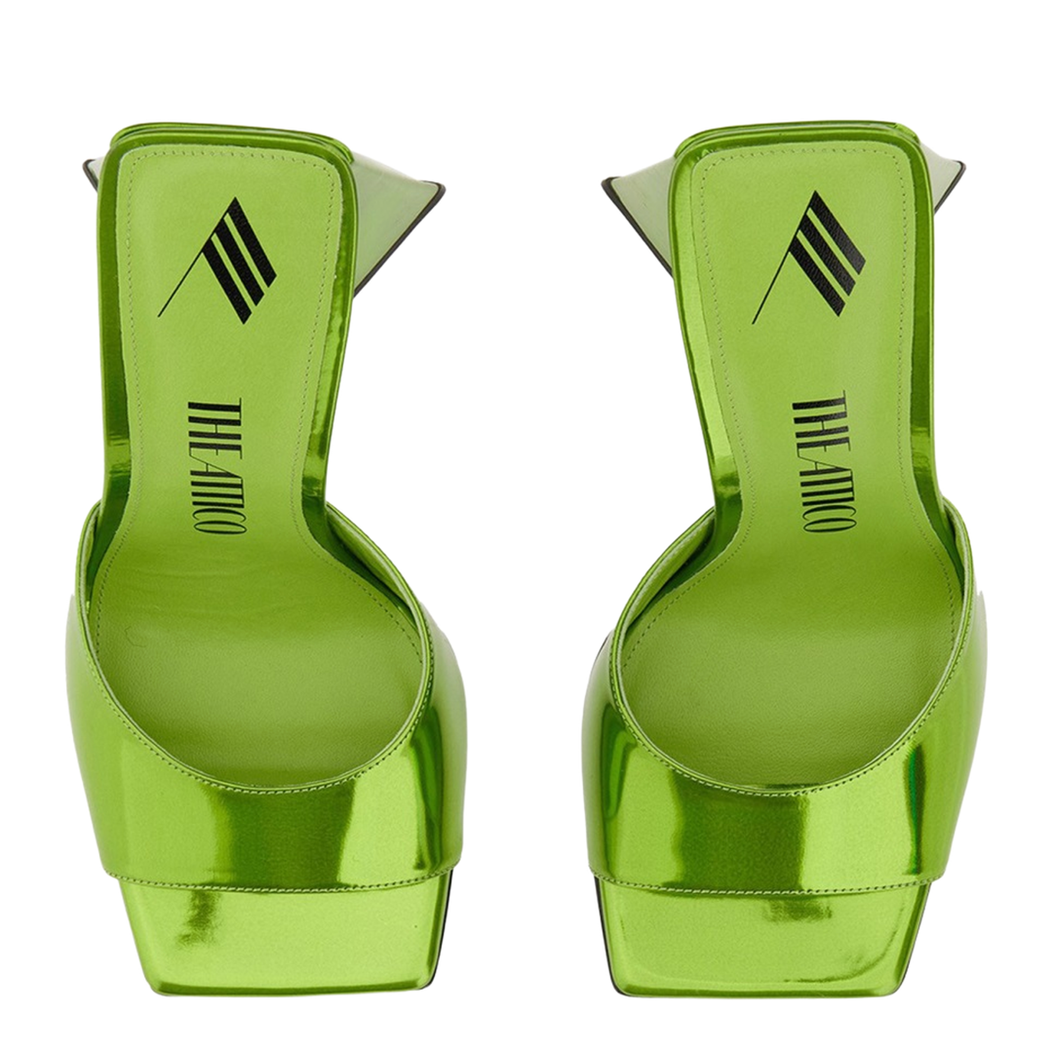 Devon Holographic Green Mule