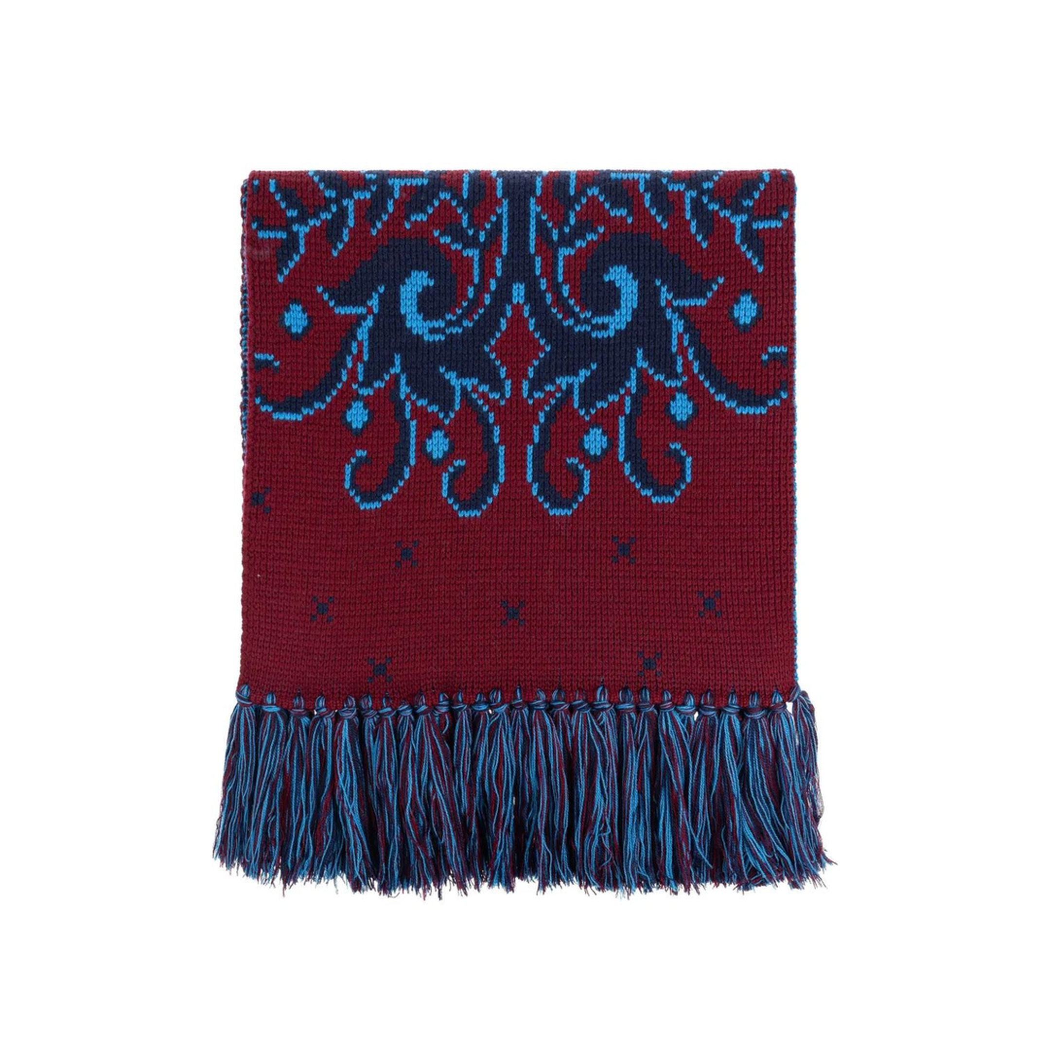 Jacquard Scarf Fringes