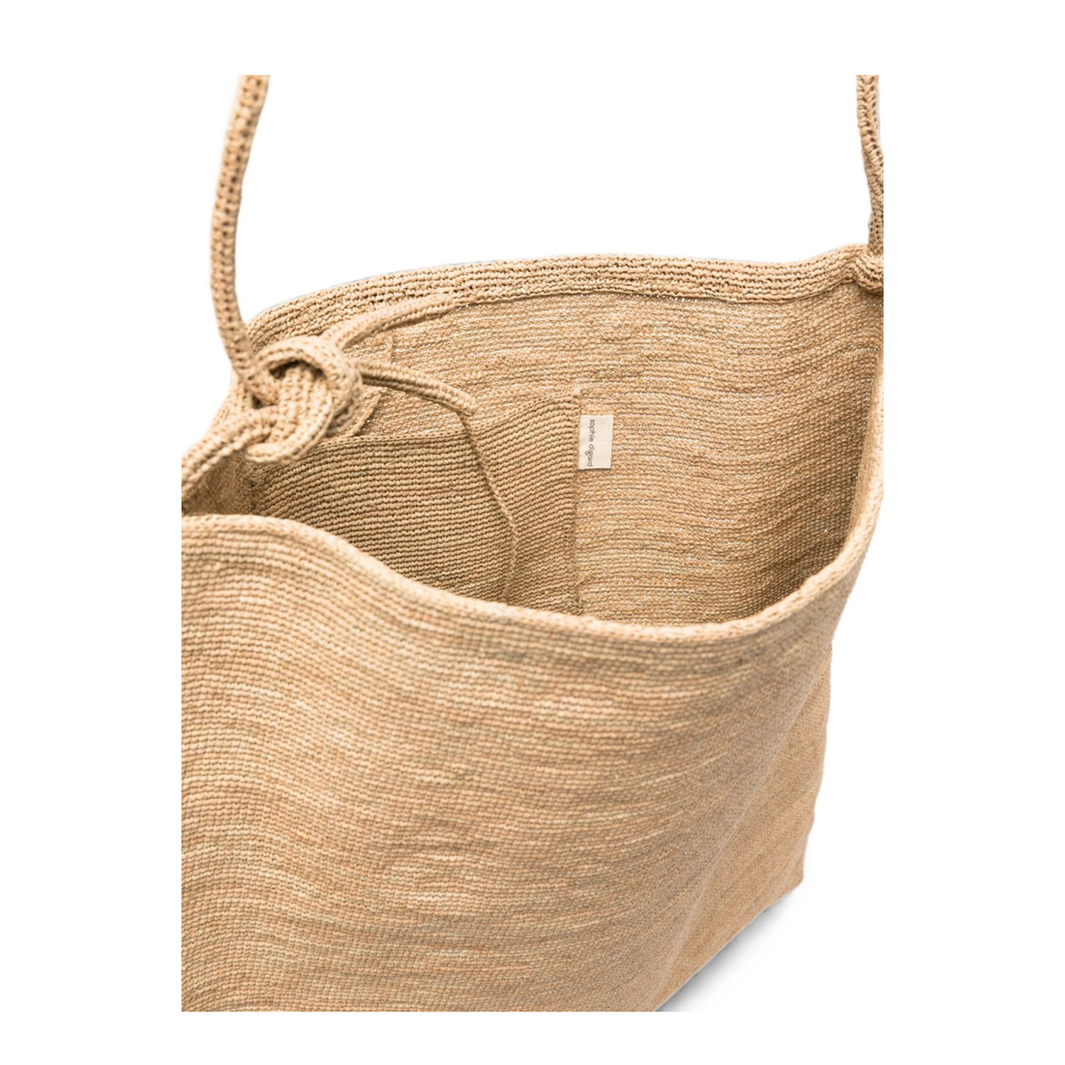 MAYFEYR - Sophie Digard - Beige Woven Texture Shoulder Bag - S147/CRUF/L/RPANAMA