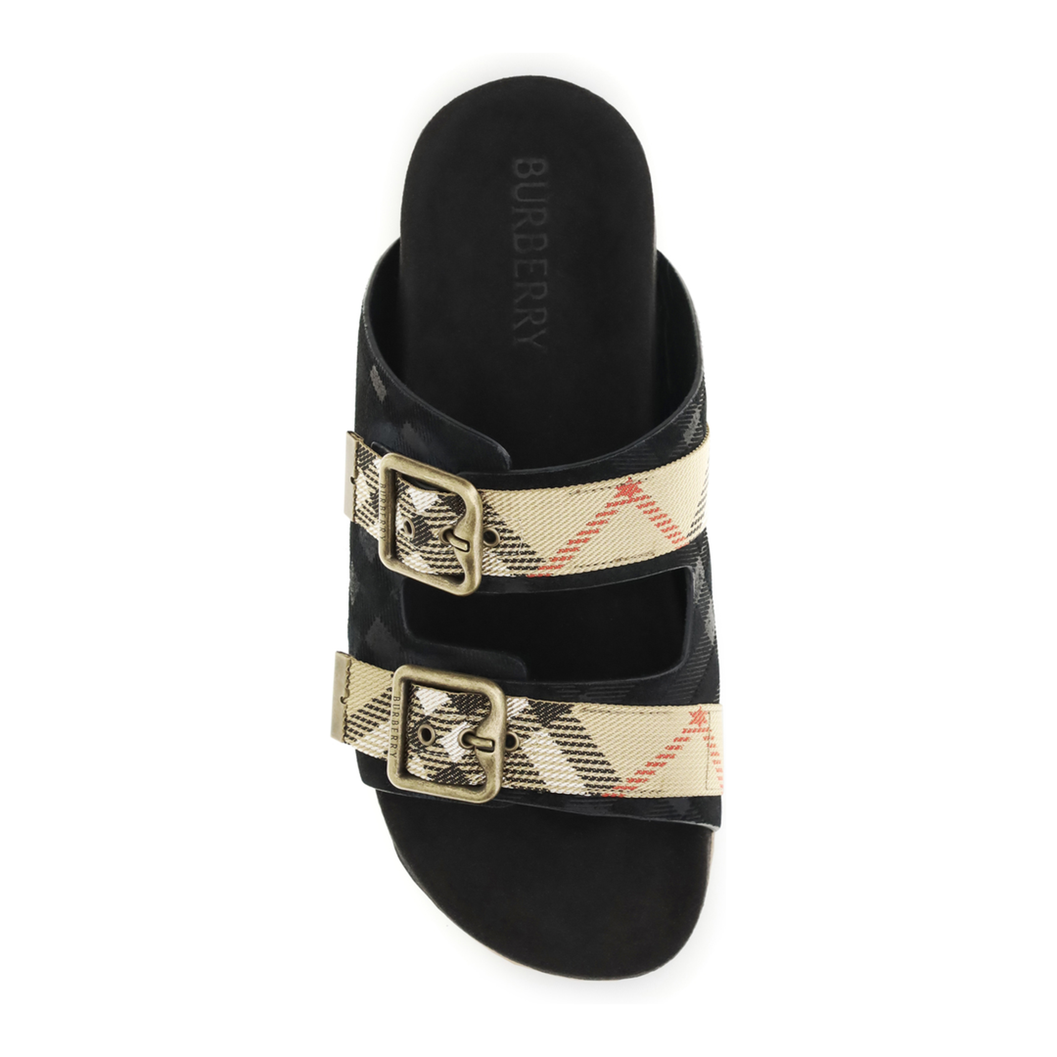 MAYFEYR - Burberry - Urchin Suede Check Sandals - 8118615