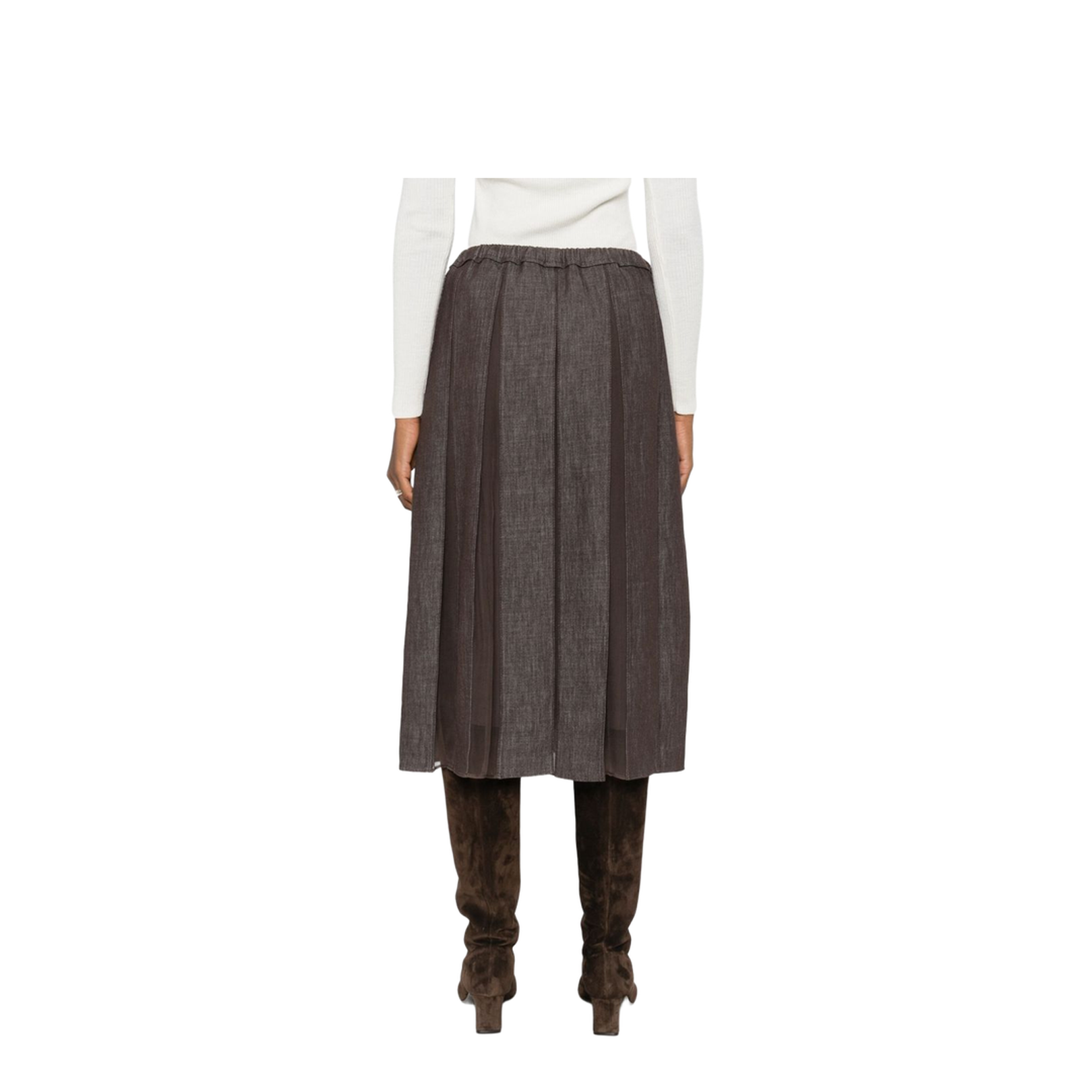 Denim Midi Skirt