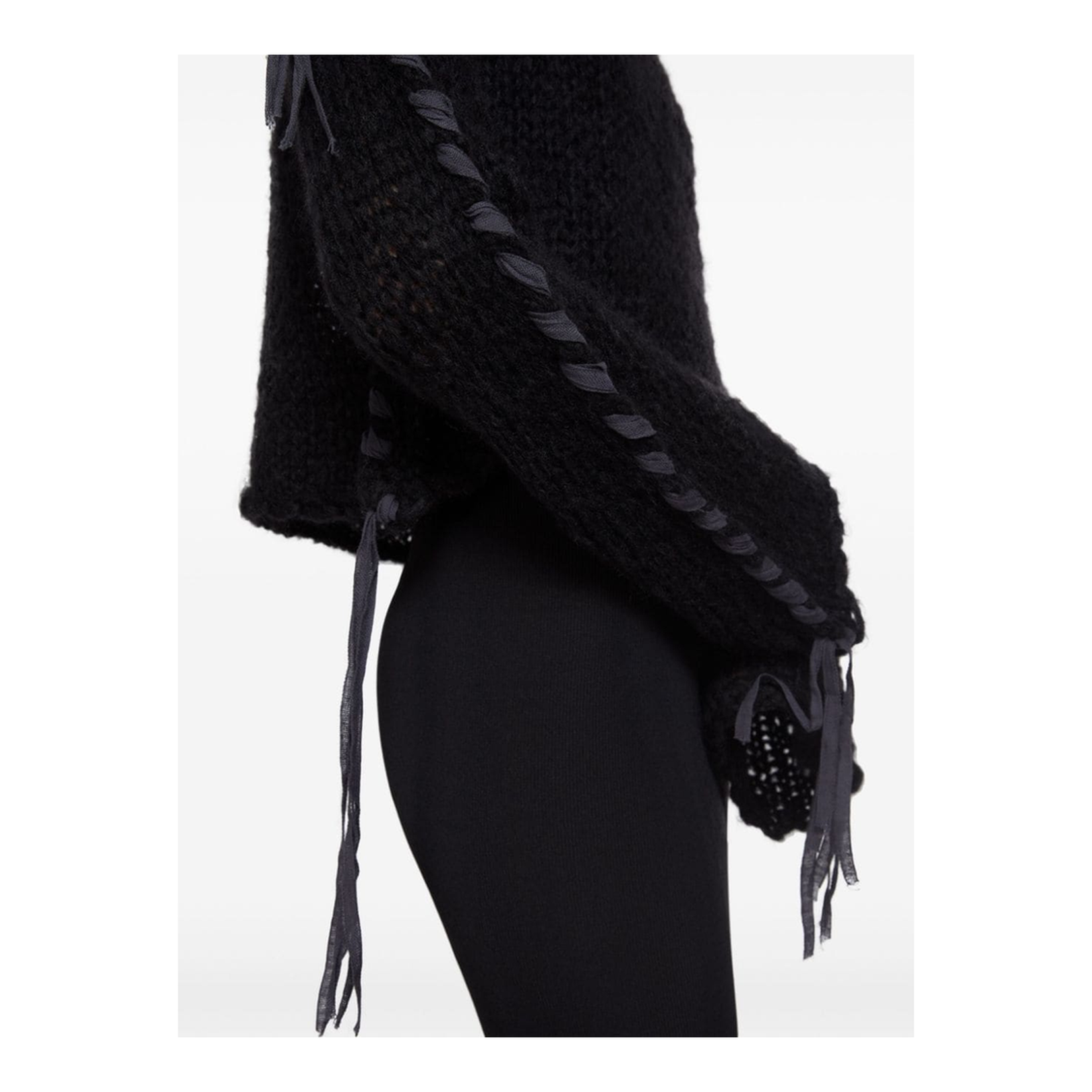 Knitted Sweater in Black