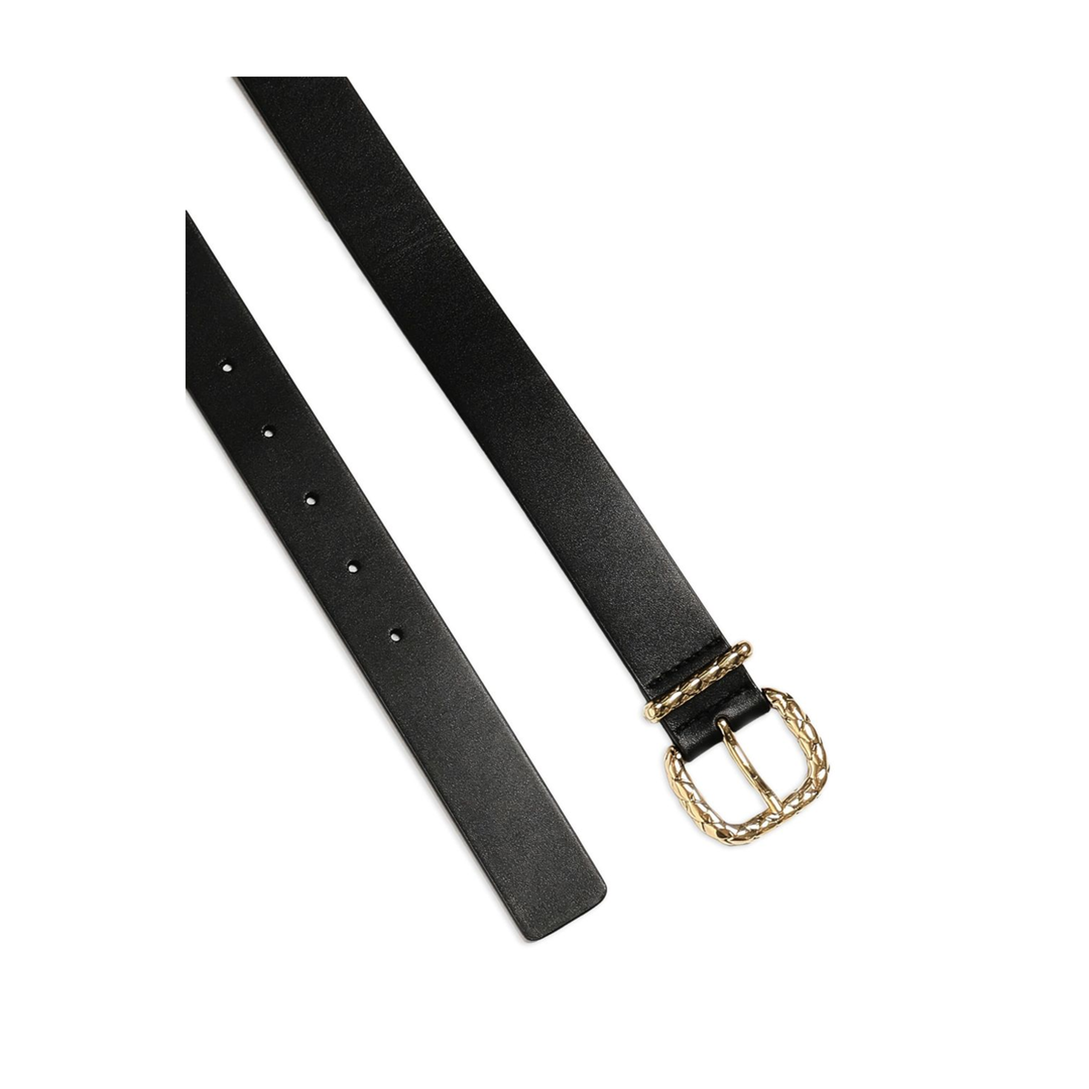 Coaxial Loop Belt in Black