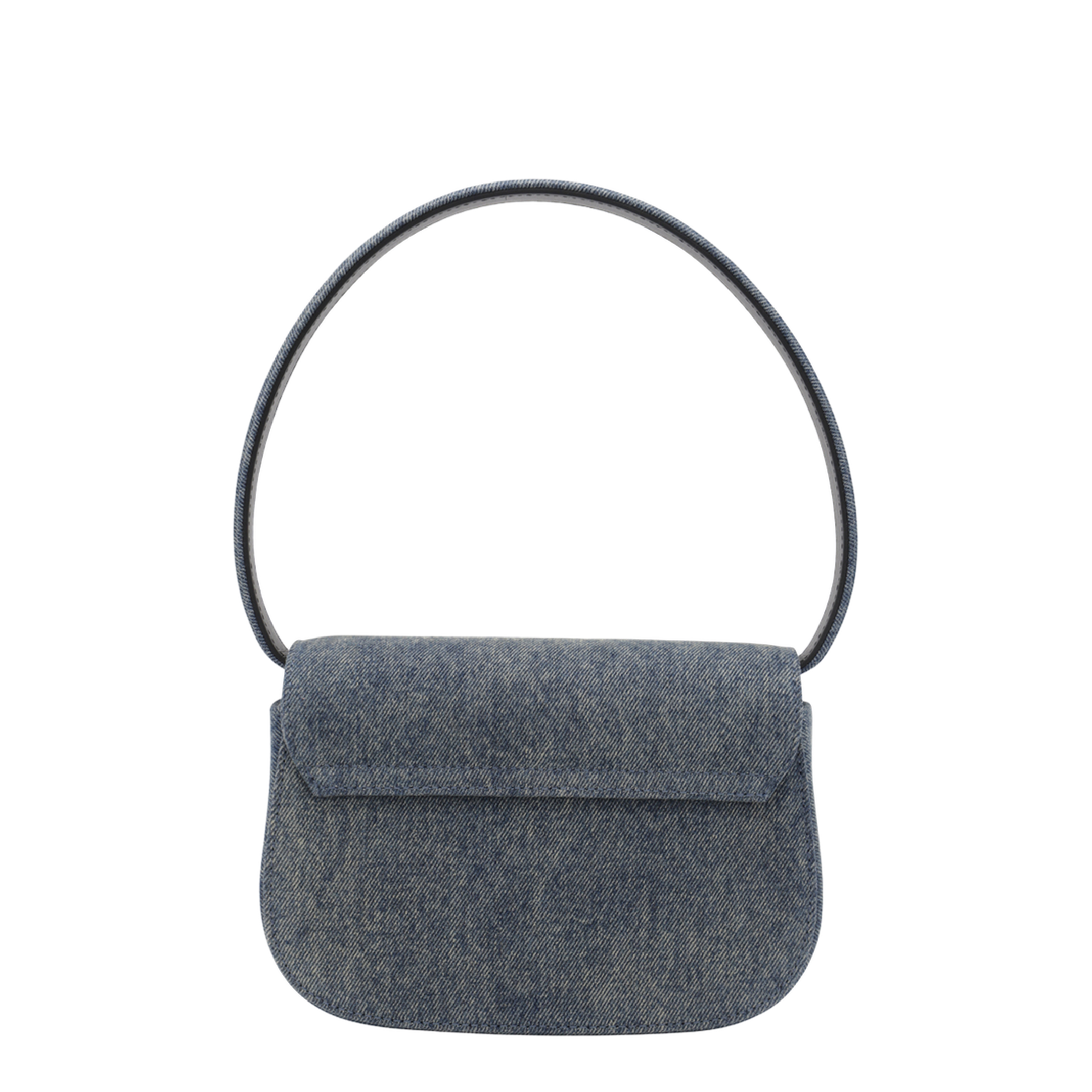 1DR Denim Shoulder Bag - Clear Blue
