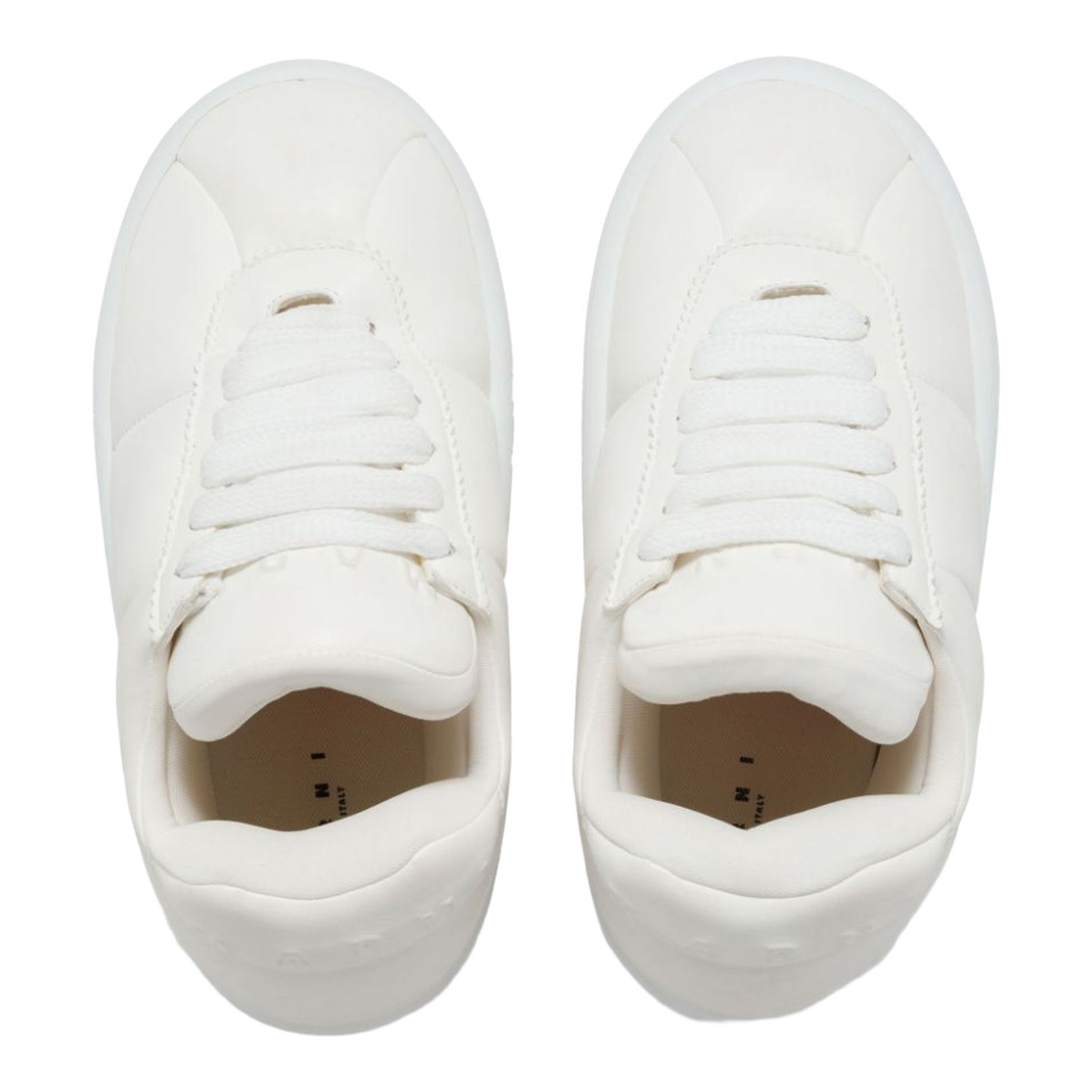 White Leather BigFoot 2.0 Sneaker