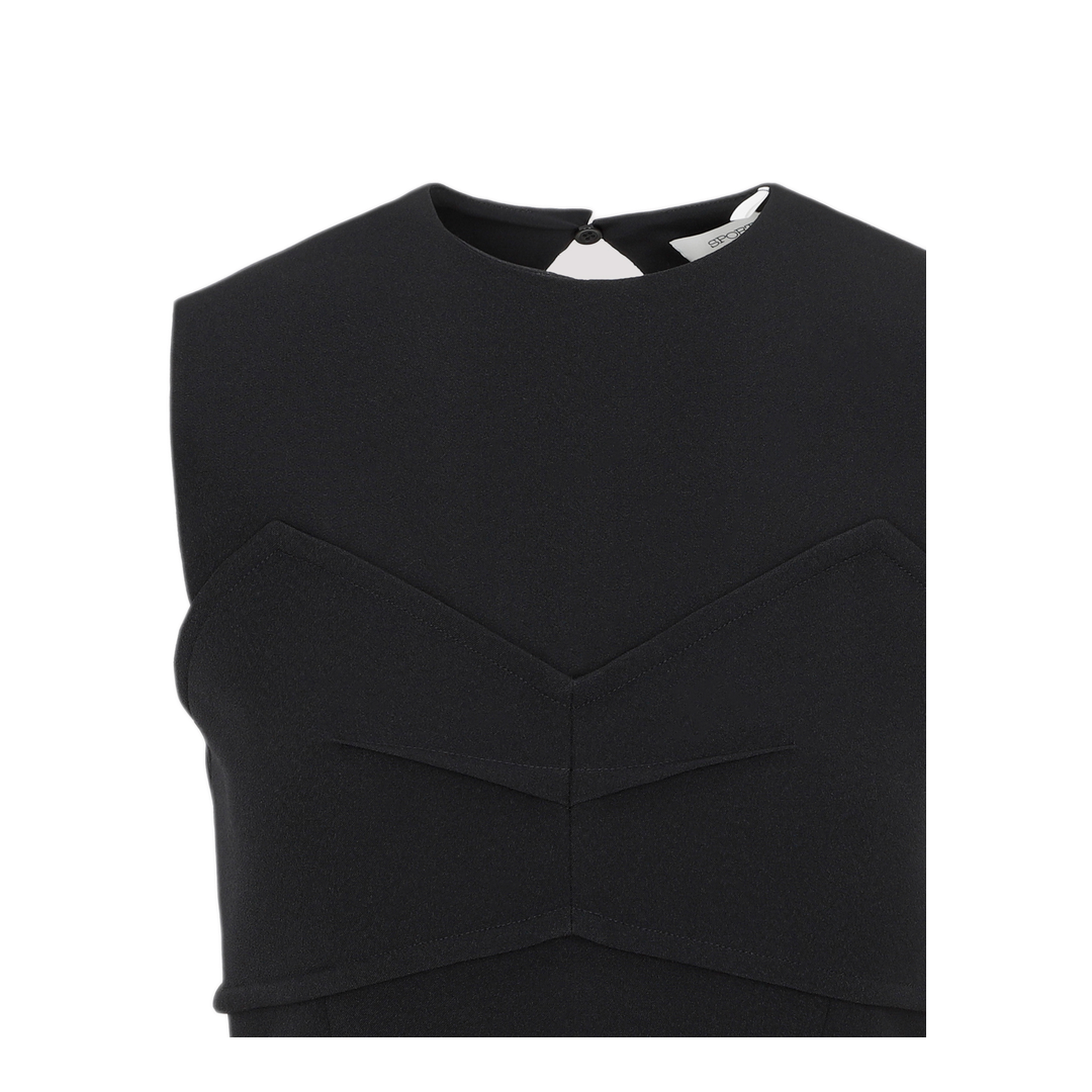 MAYFEYR - Sportmax - Mirto Black Polyester Dress - 232226103960010351003