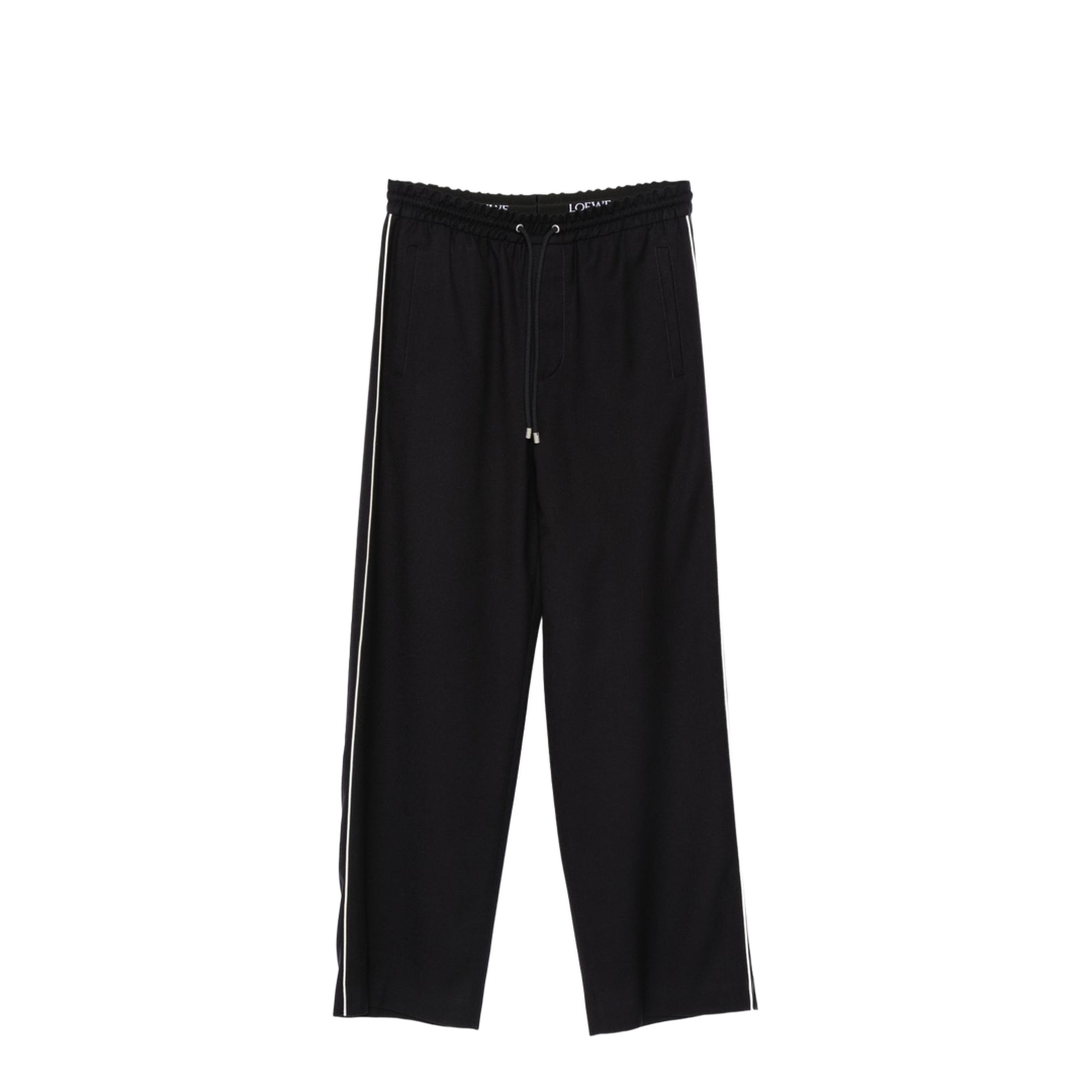 Wool Drawstring Trousers