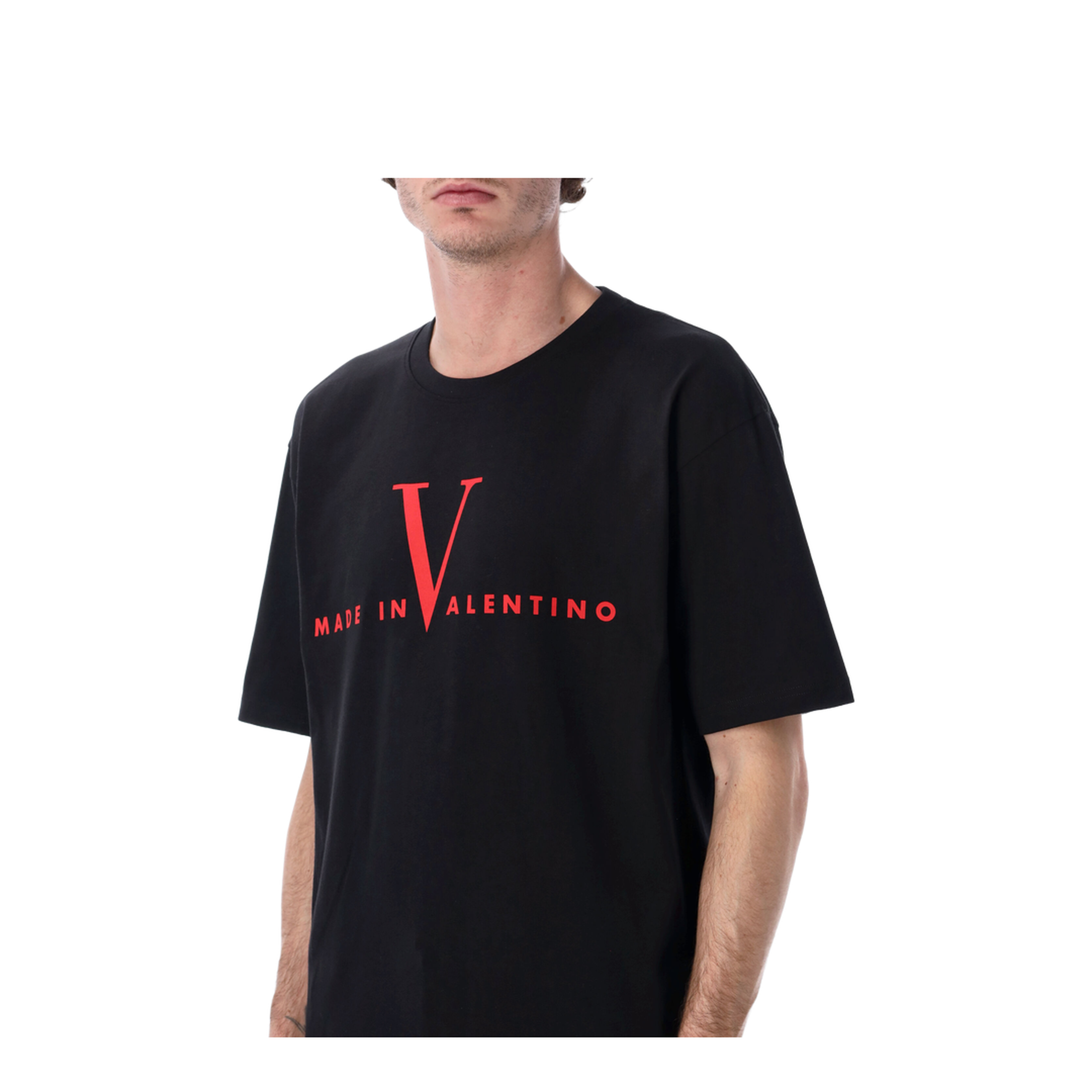 Cotton T-Shirt with Made In Print