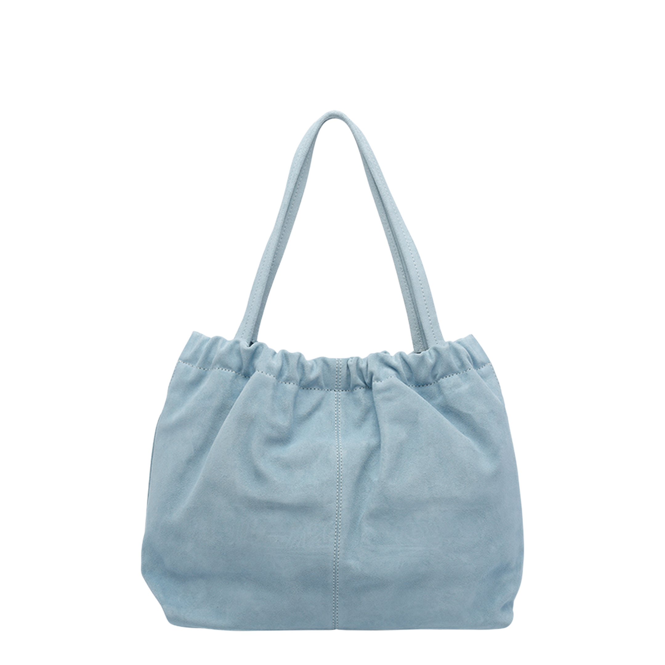 Cristina Suede Tote Bag - Blue