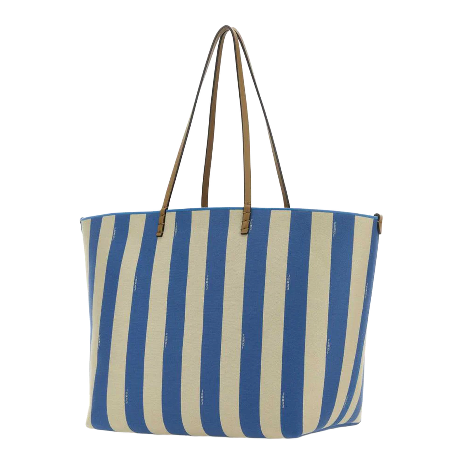 Roll Large Canvas Shopper Bags - Blue