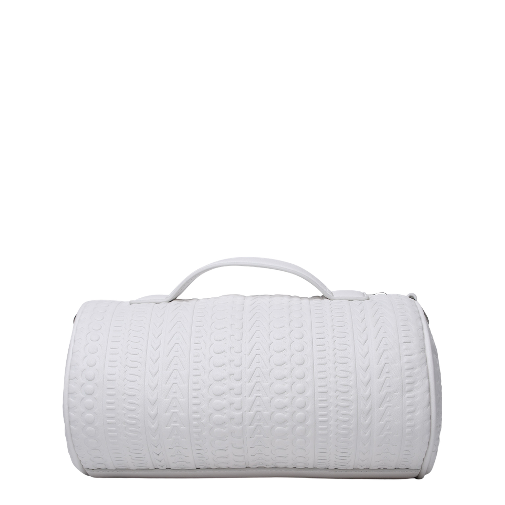 Duffle White Leather Bag