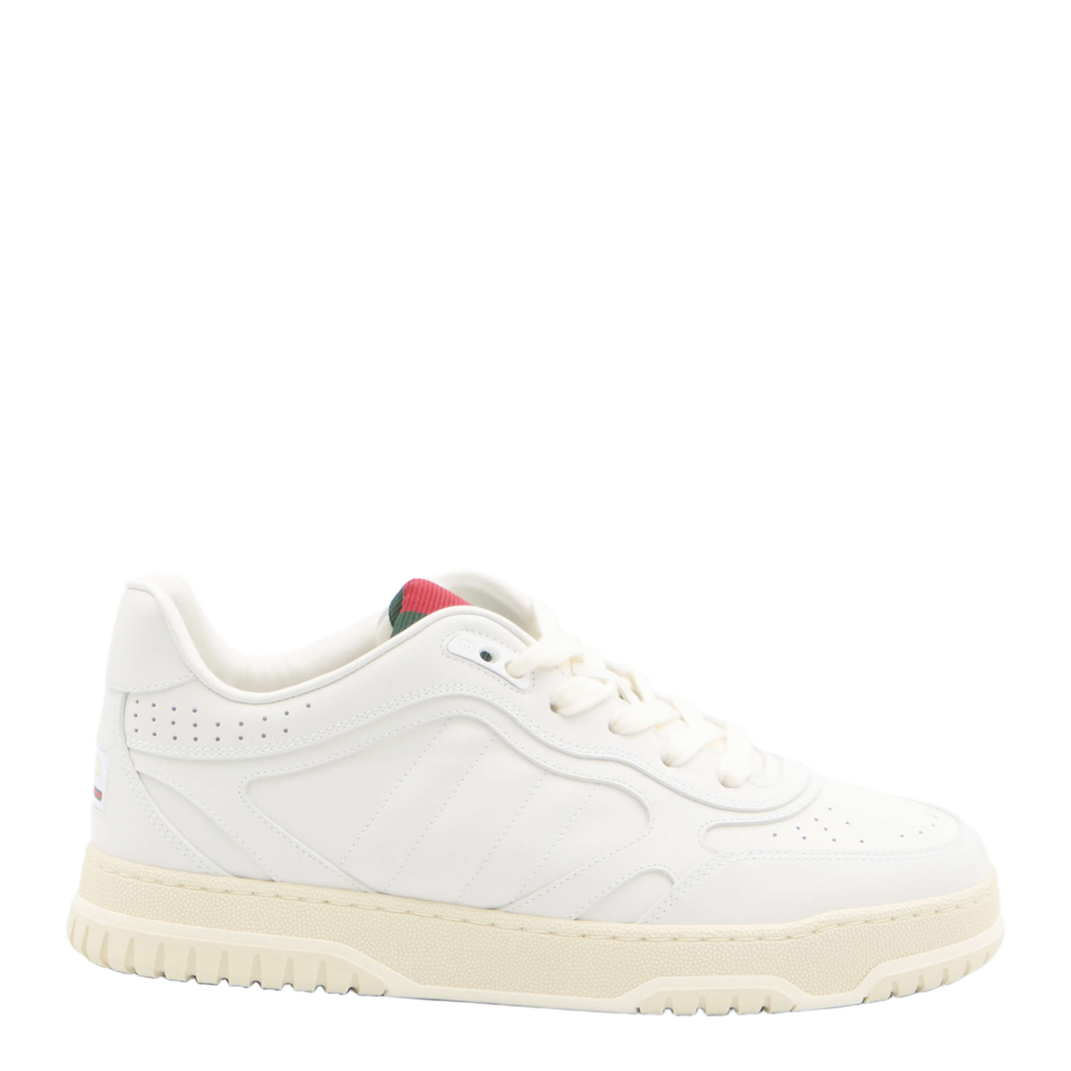 Re-Web Trainer in White Leather