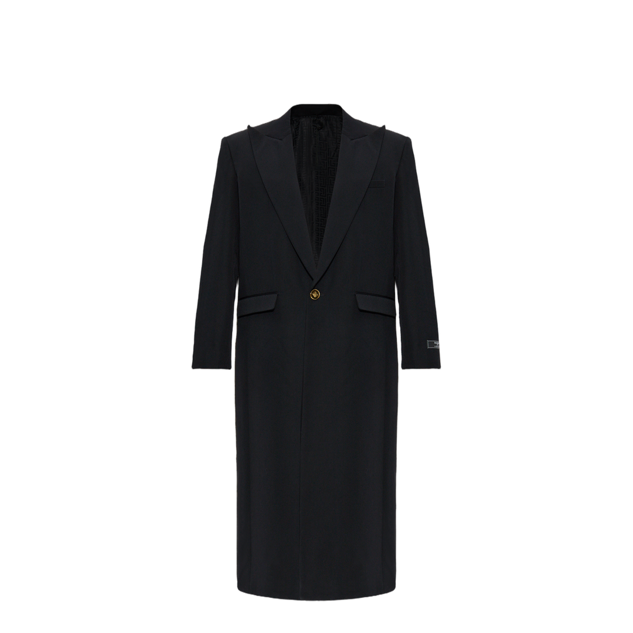 Men's Long Coat Black