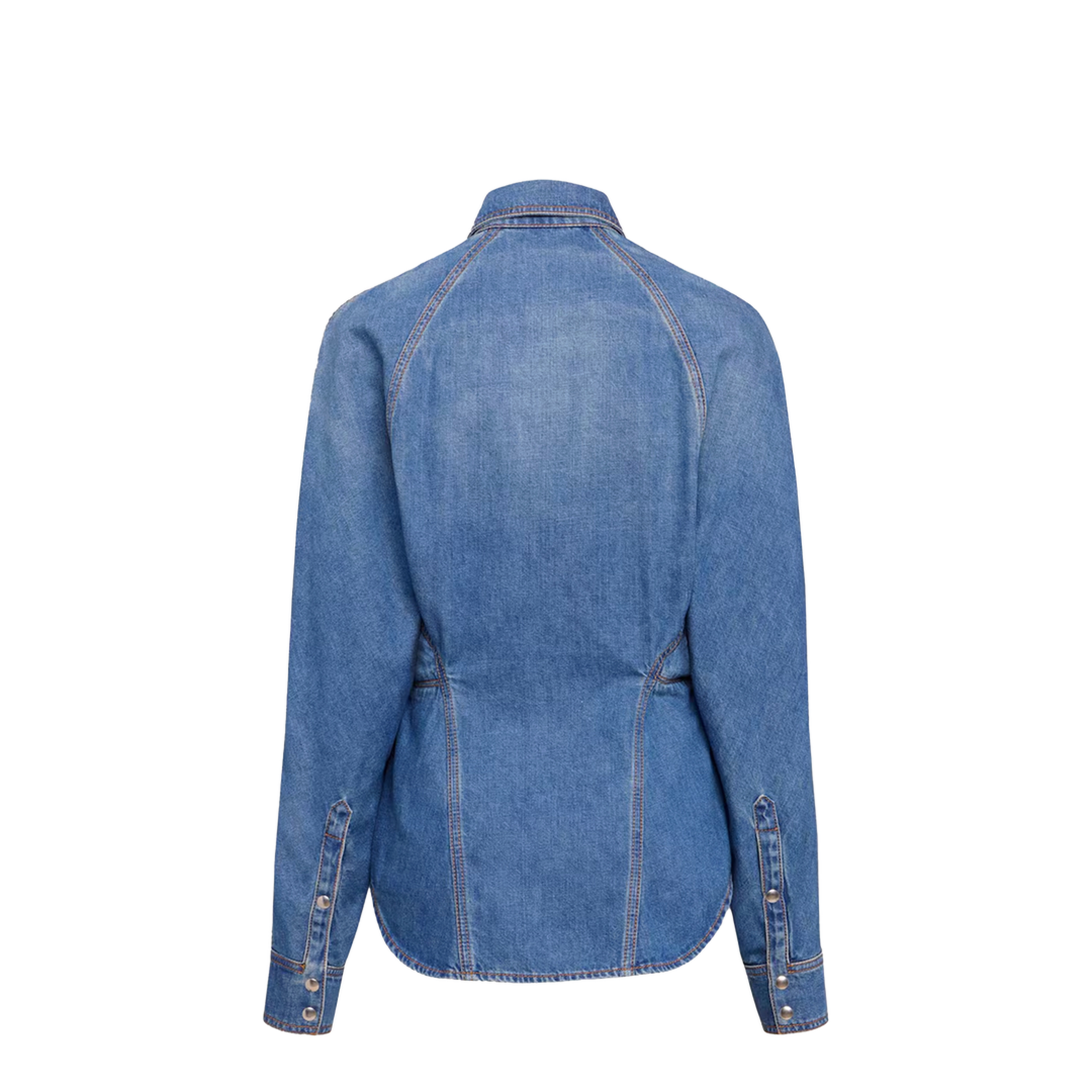 MAYFEYR - Alaia - Round Denim Shirt - AA9C0988D004B