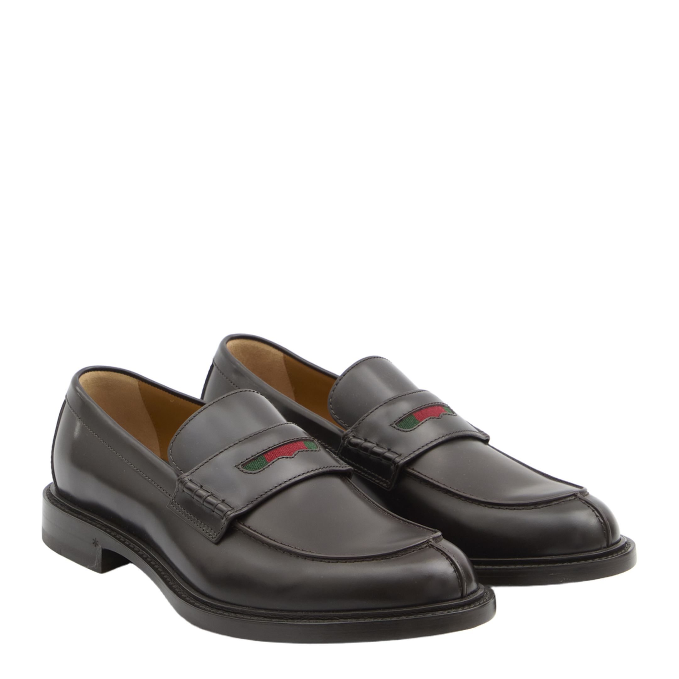 Moccasin with Web Stripe