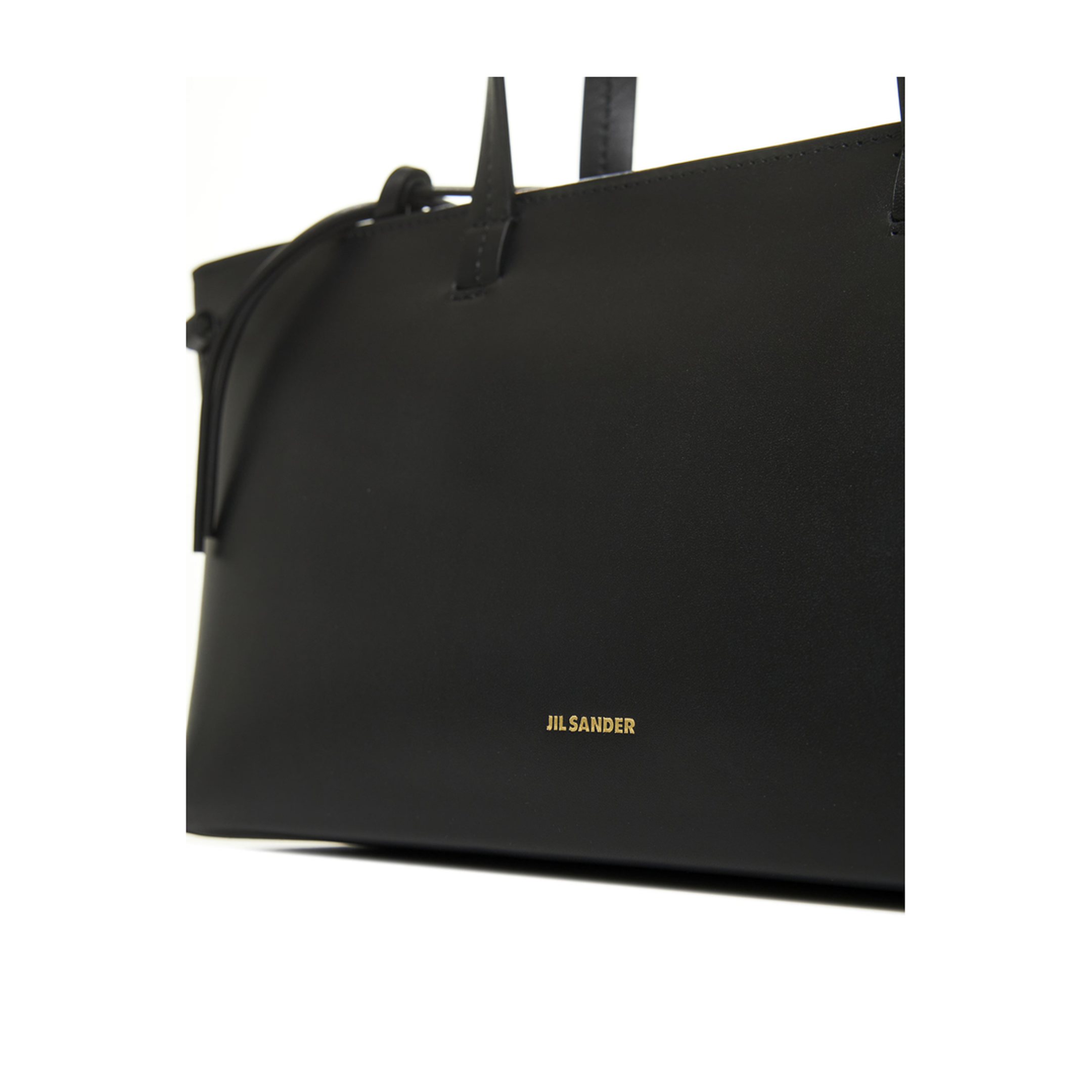 Bateau Black Leather Seal Bag