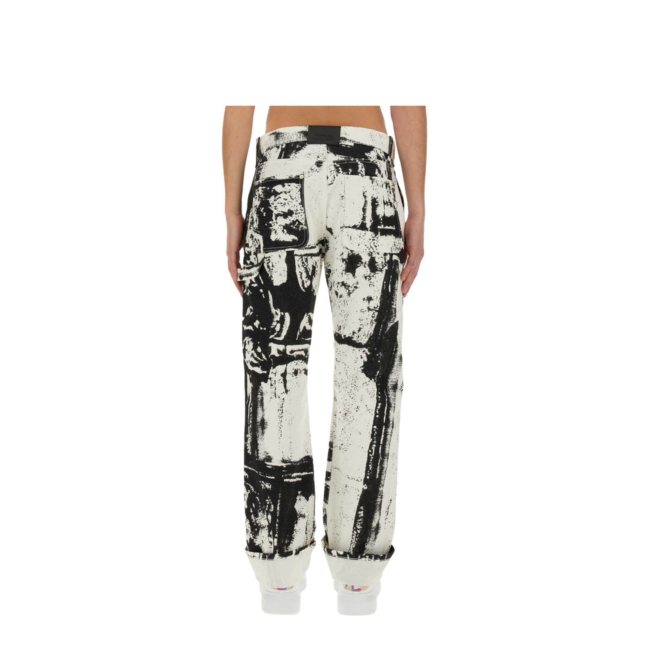 Cropped Jeans with Print