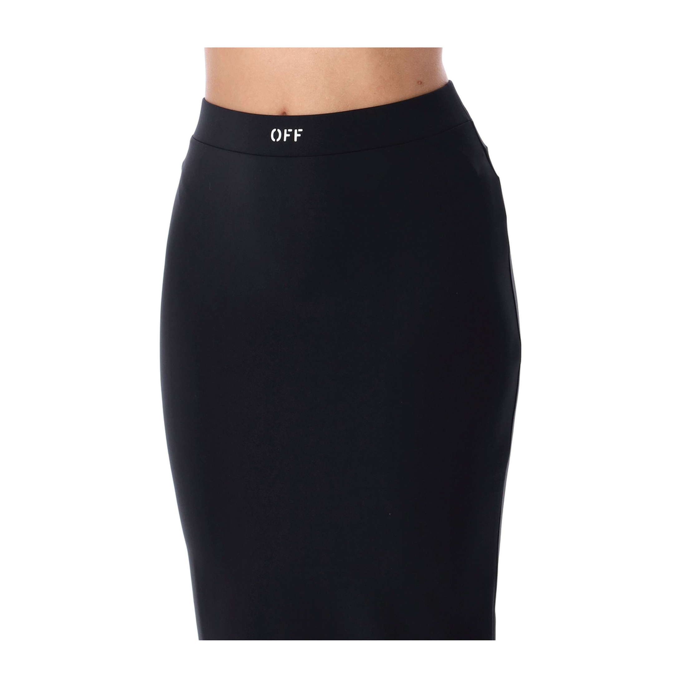 Sleek Midi Skirt Black