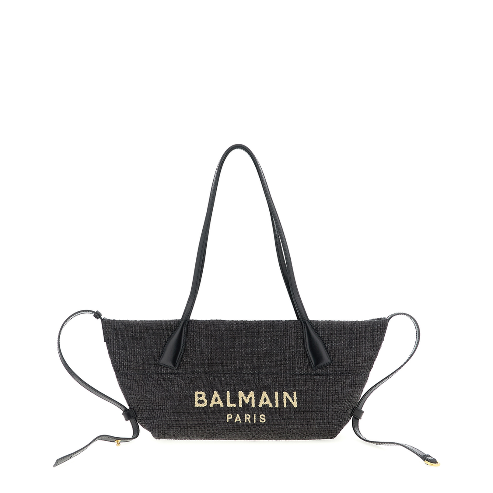 Small Track Tote Bag in Raffia