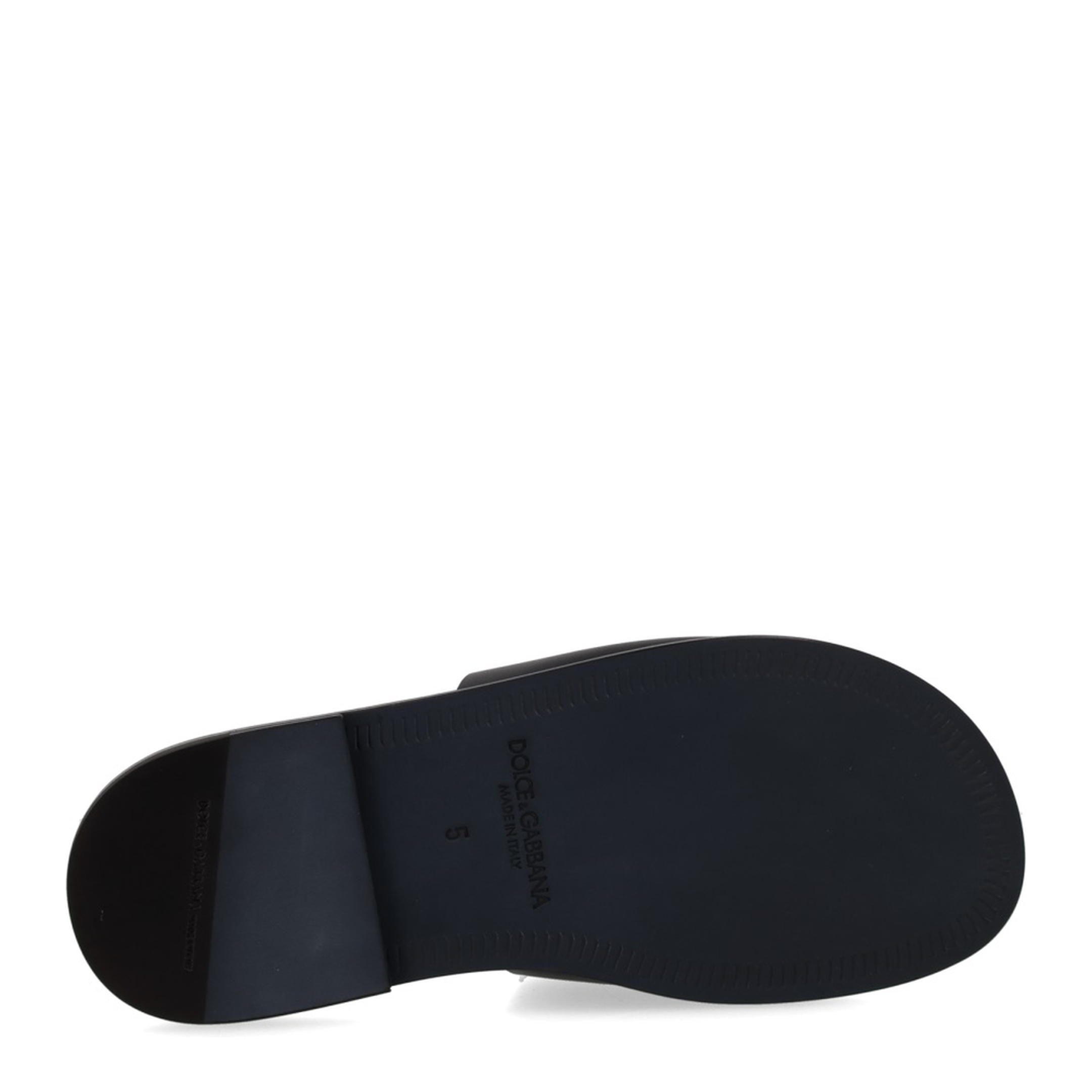 Leather Slide with Logo