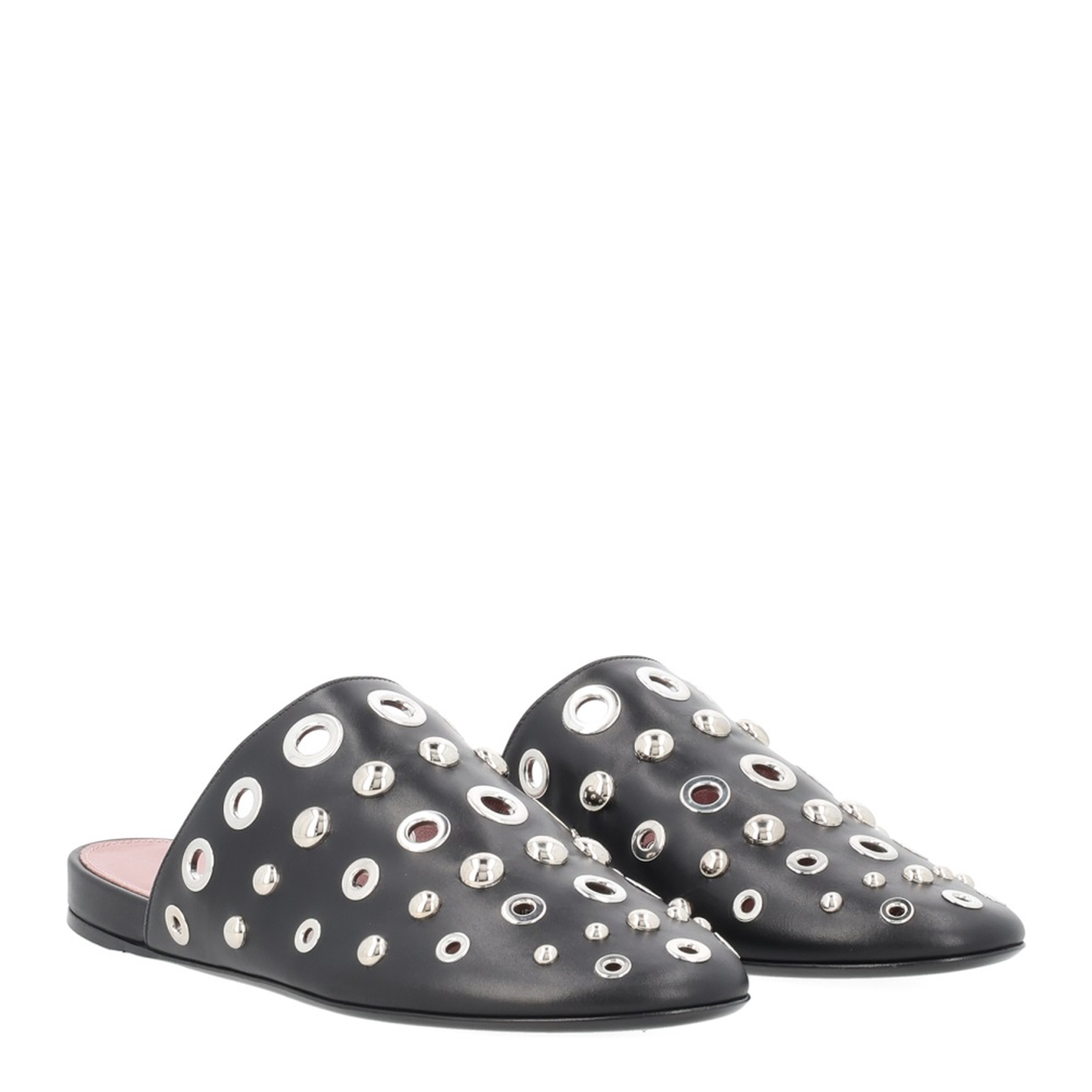 MAYFEYR - PREMIATA - Leather Slipper With Studs - M7329GOTEBNERO