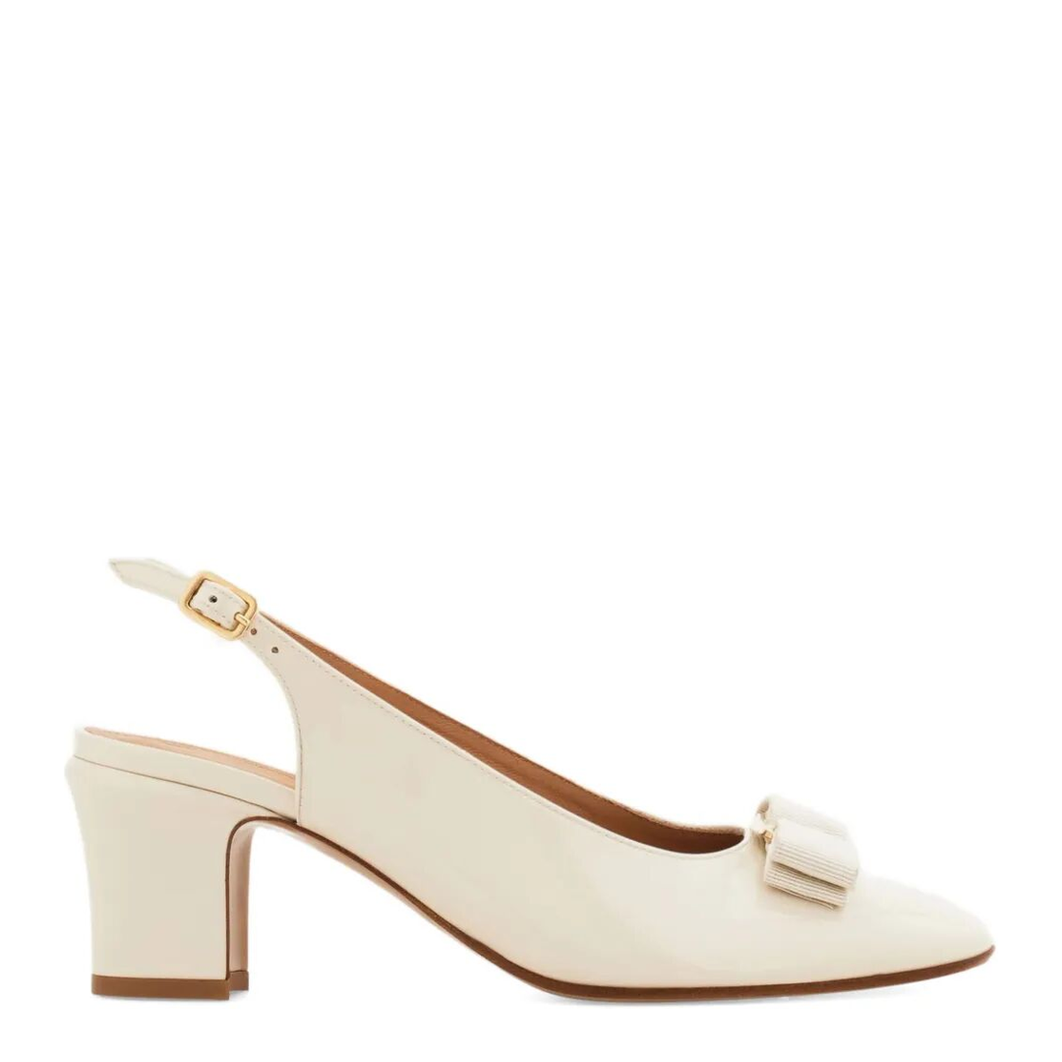 MAYFEYR - Ferragamo - Slingback Fiocco Vara - 01L1300790740MASCARPONEBISCOTTO