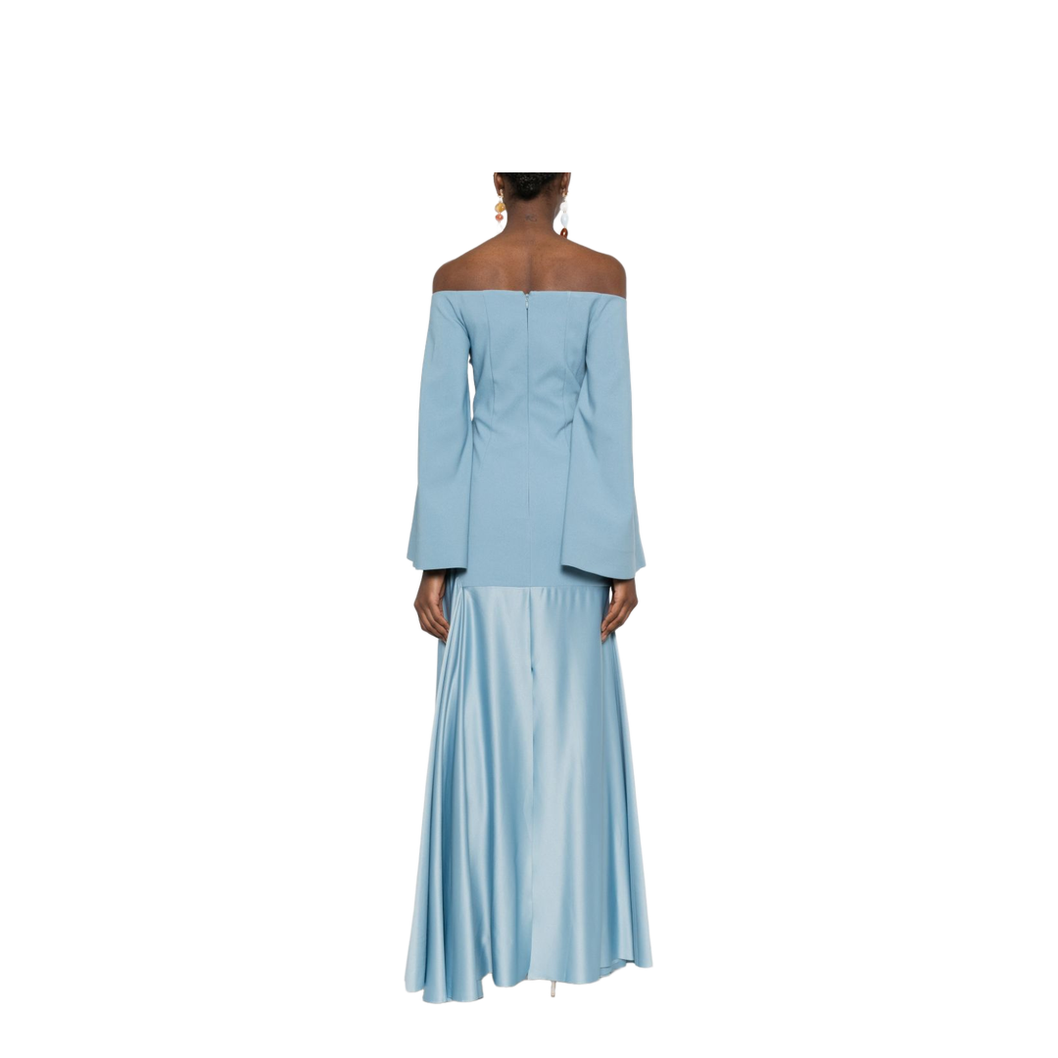 MAYFEYR - Solace London - Clear Blue Dresses - OS39001SLATEBLUE