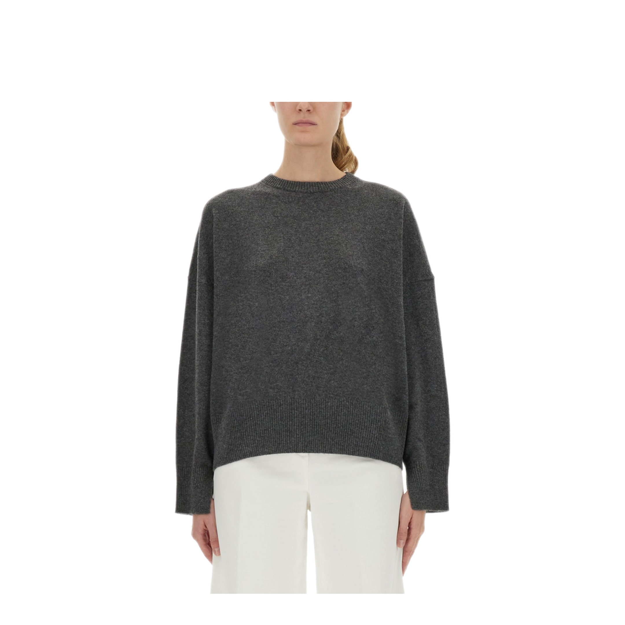 MAYFEYR - Loulou Studio - Cashmere Sweater - ANAALDSANTHRACITEMELANGE