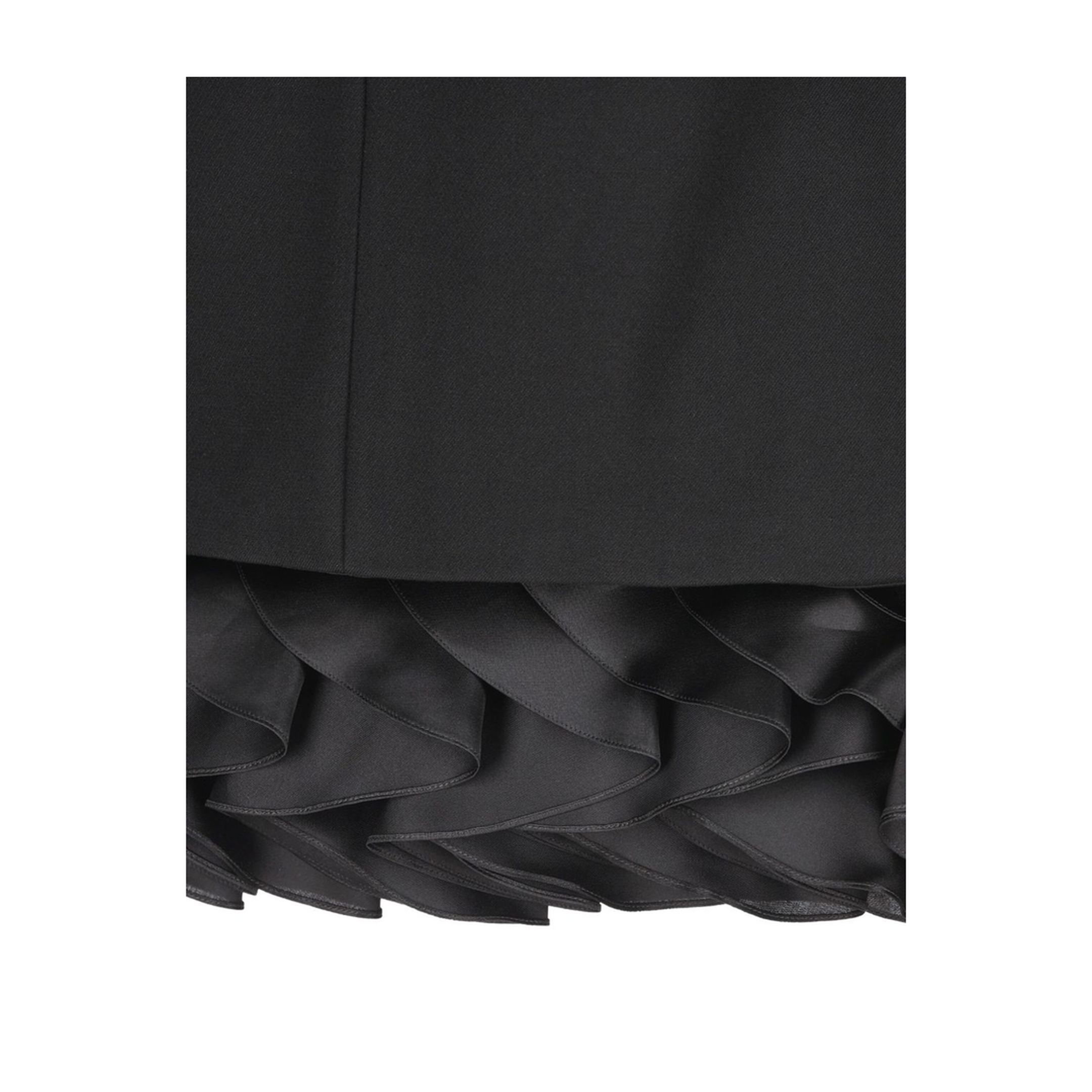 Bouquet Mini Dress in Gauffered Double Wool