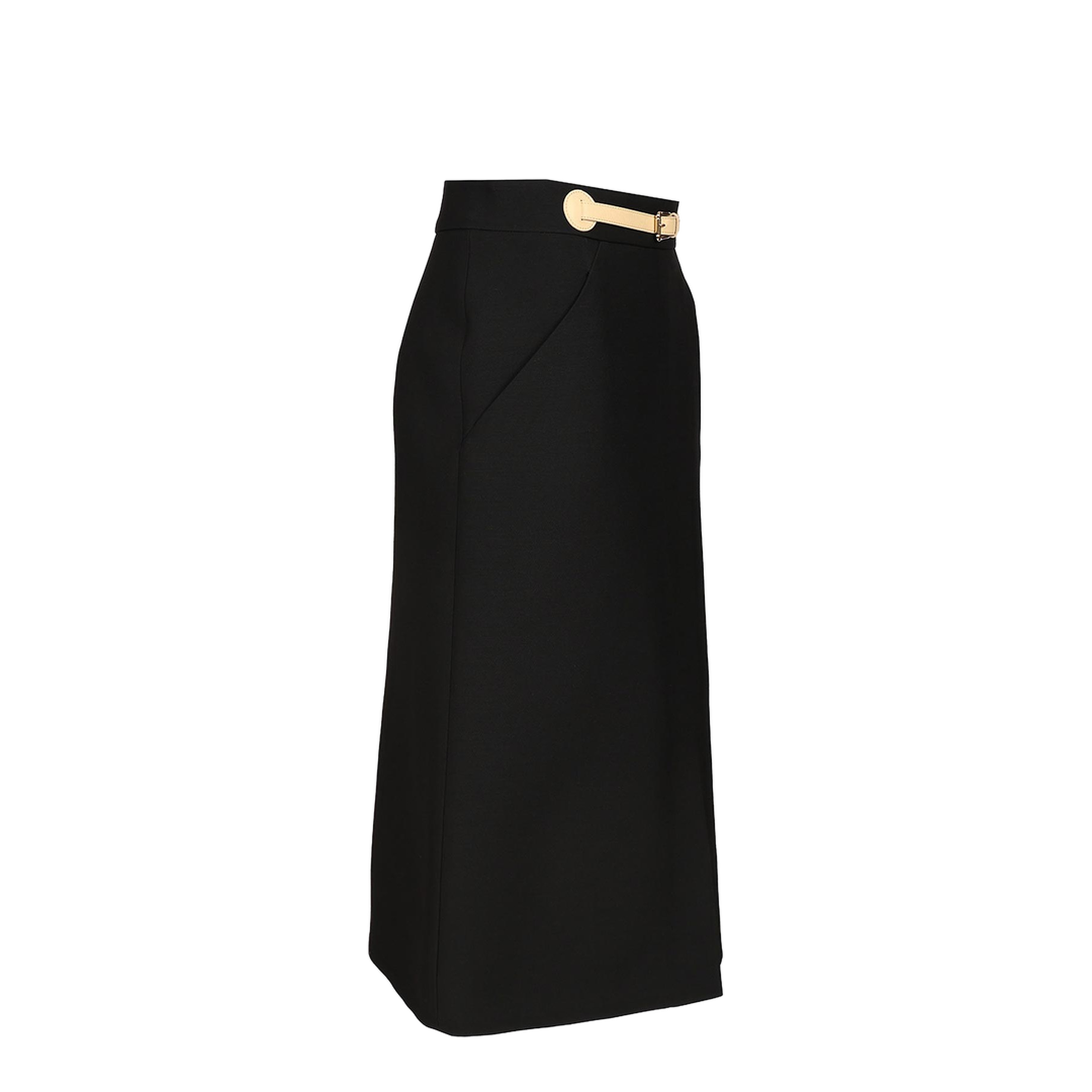Belted Midi Skirt