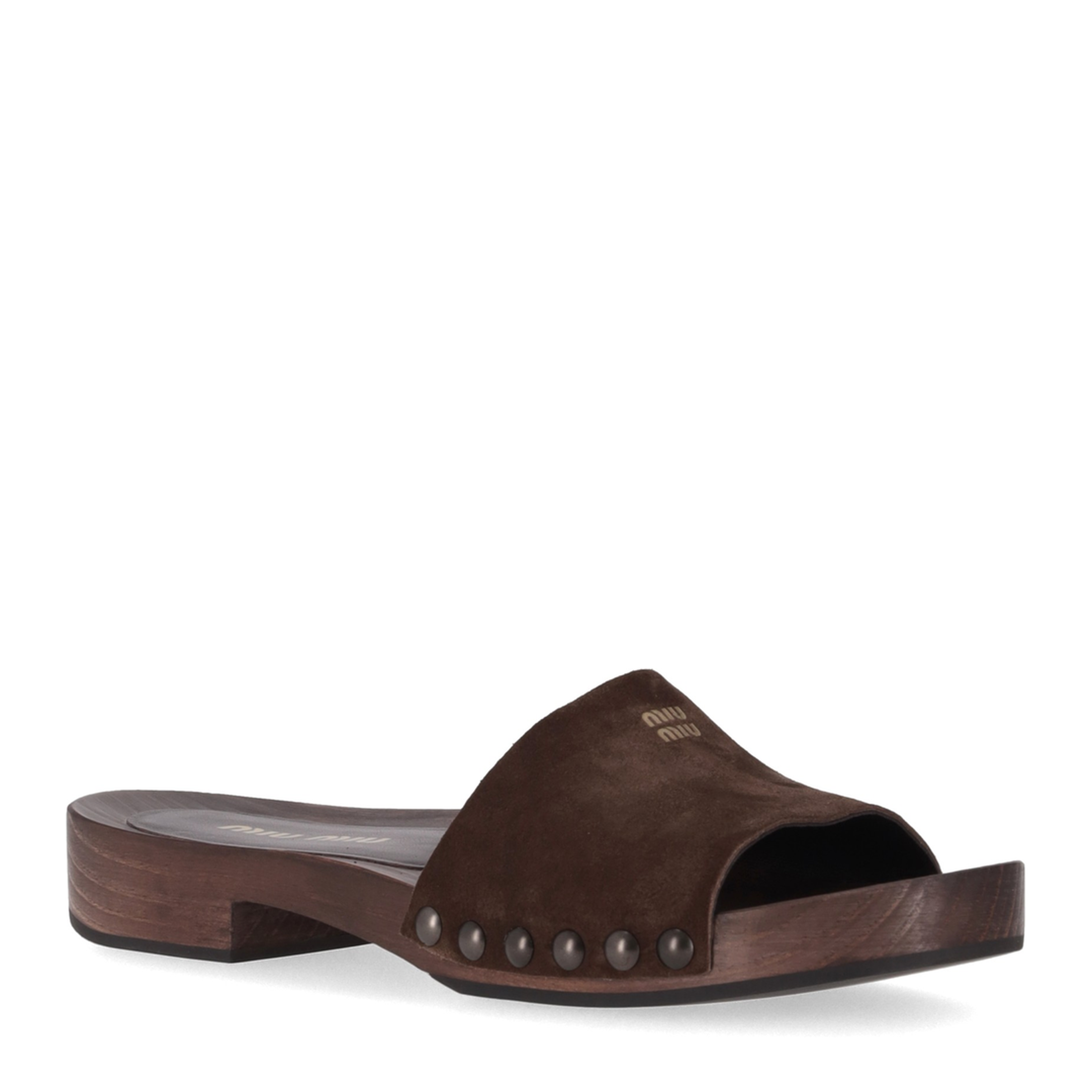 MAYFEYR - Miu Miu - Zoccoli Scamosciato Delave' - 5Z425EFA030Z5OF0003