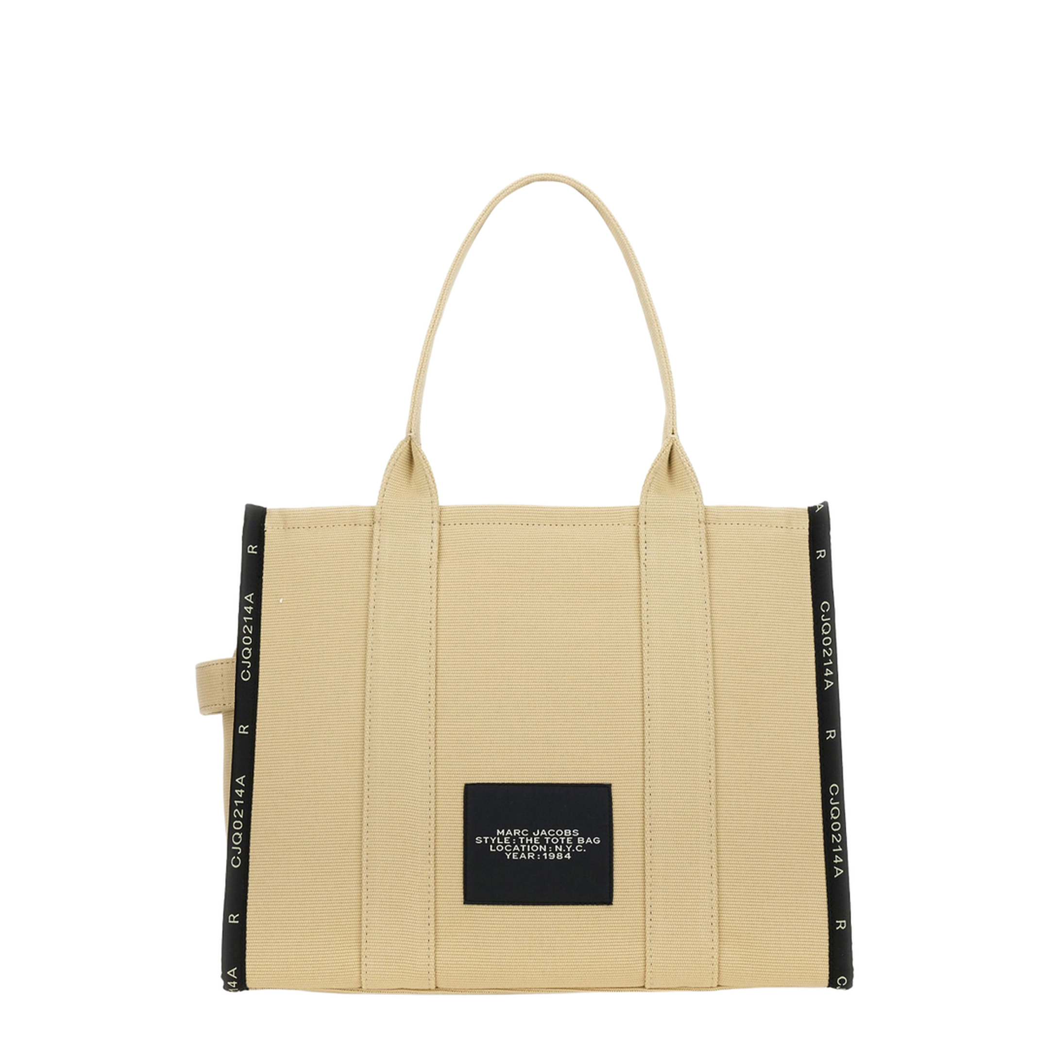 The Tote Bag Large Jacquard Tote - Warm Sand