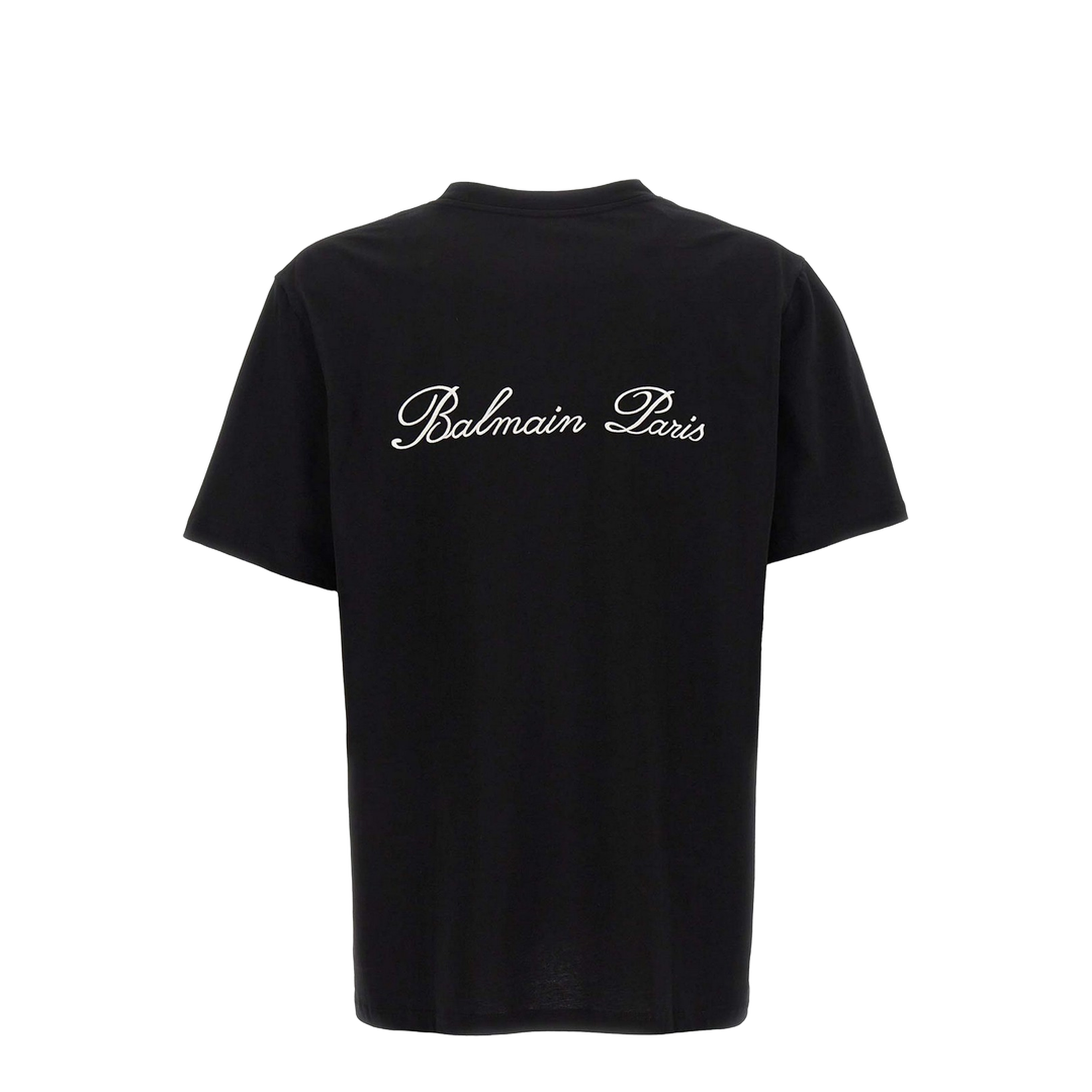 Embroidered Signature T-shirt Black