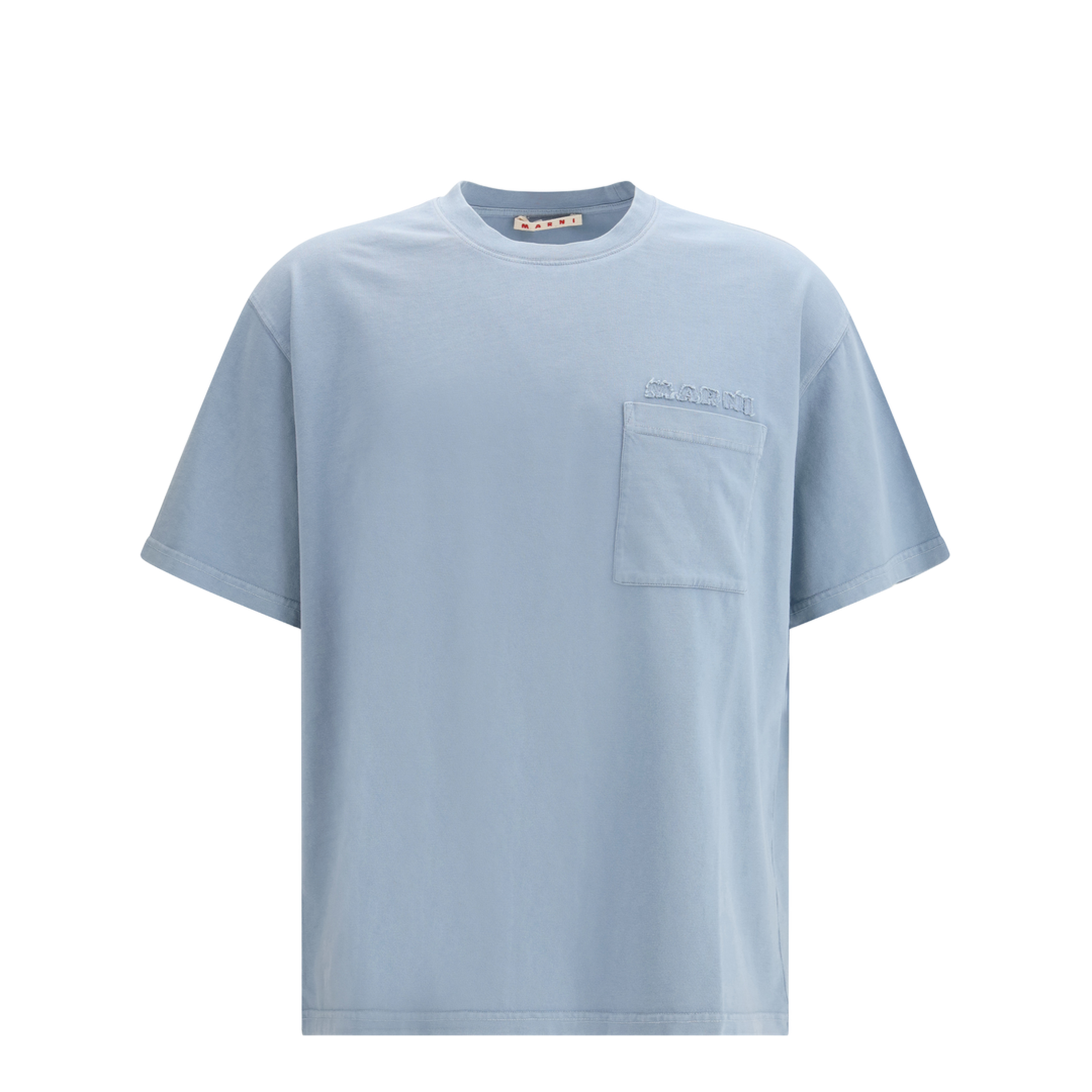 MAYFEYR - Marni - Cotton Jersey T-Shirt With Chest Pocket - HUMU0358GXUSCY94