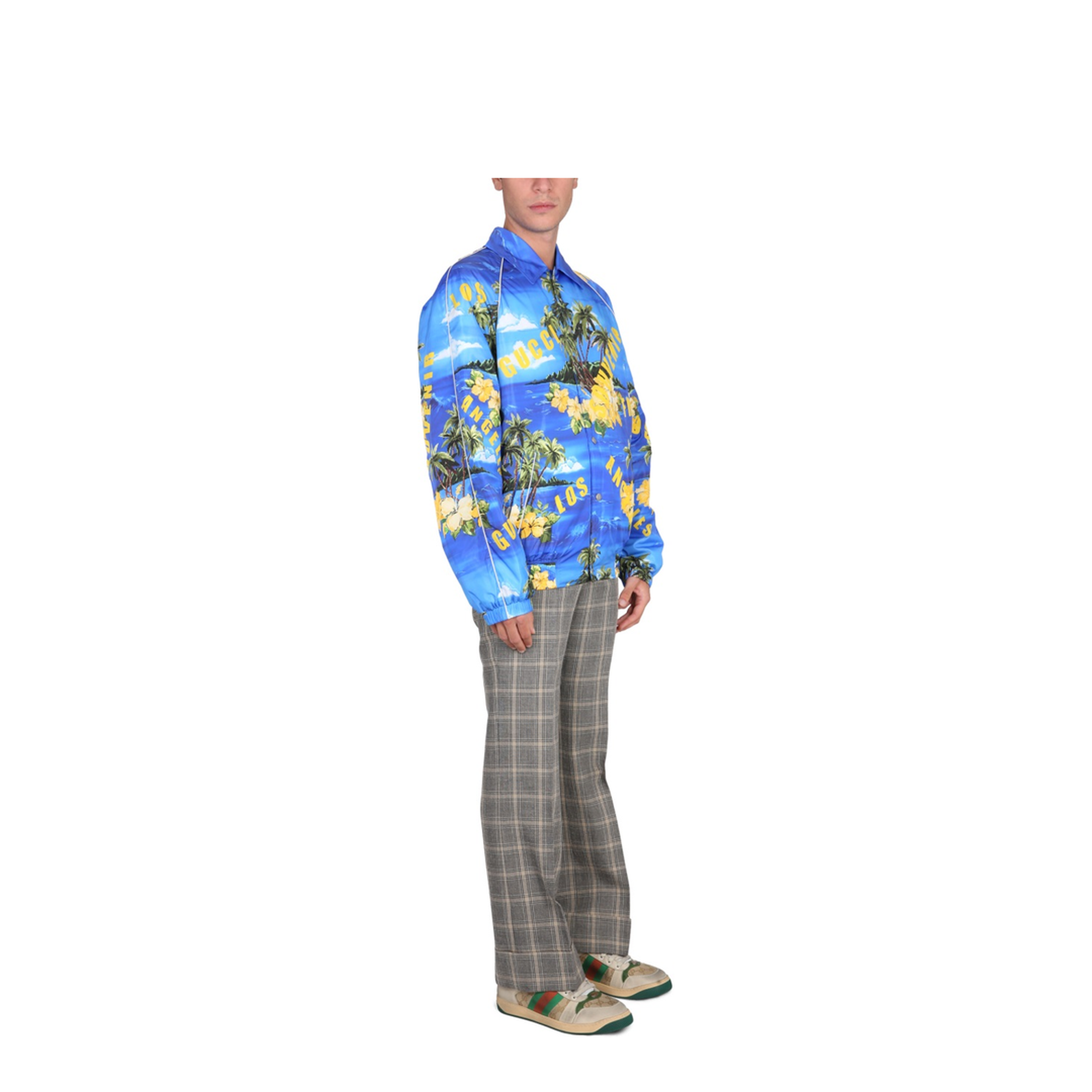 Nylon Jacket With Print