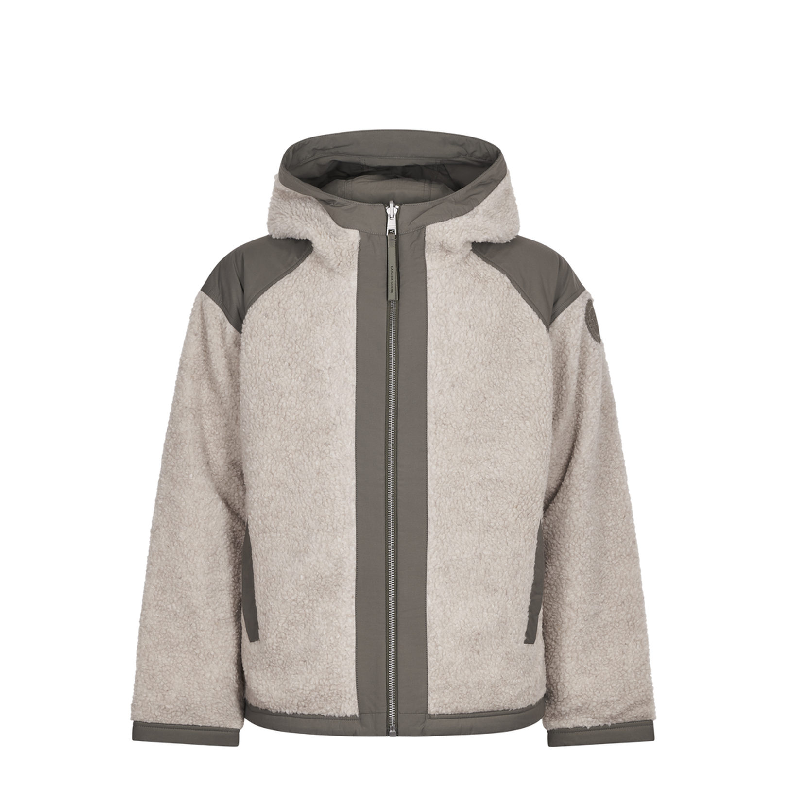 Wool Blend Reversible Bomber Jacket