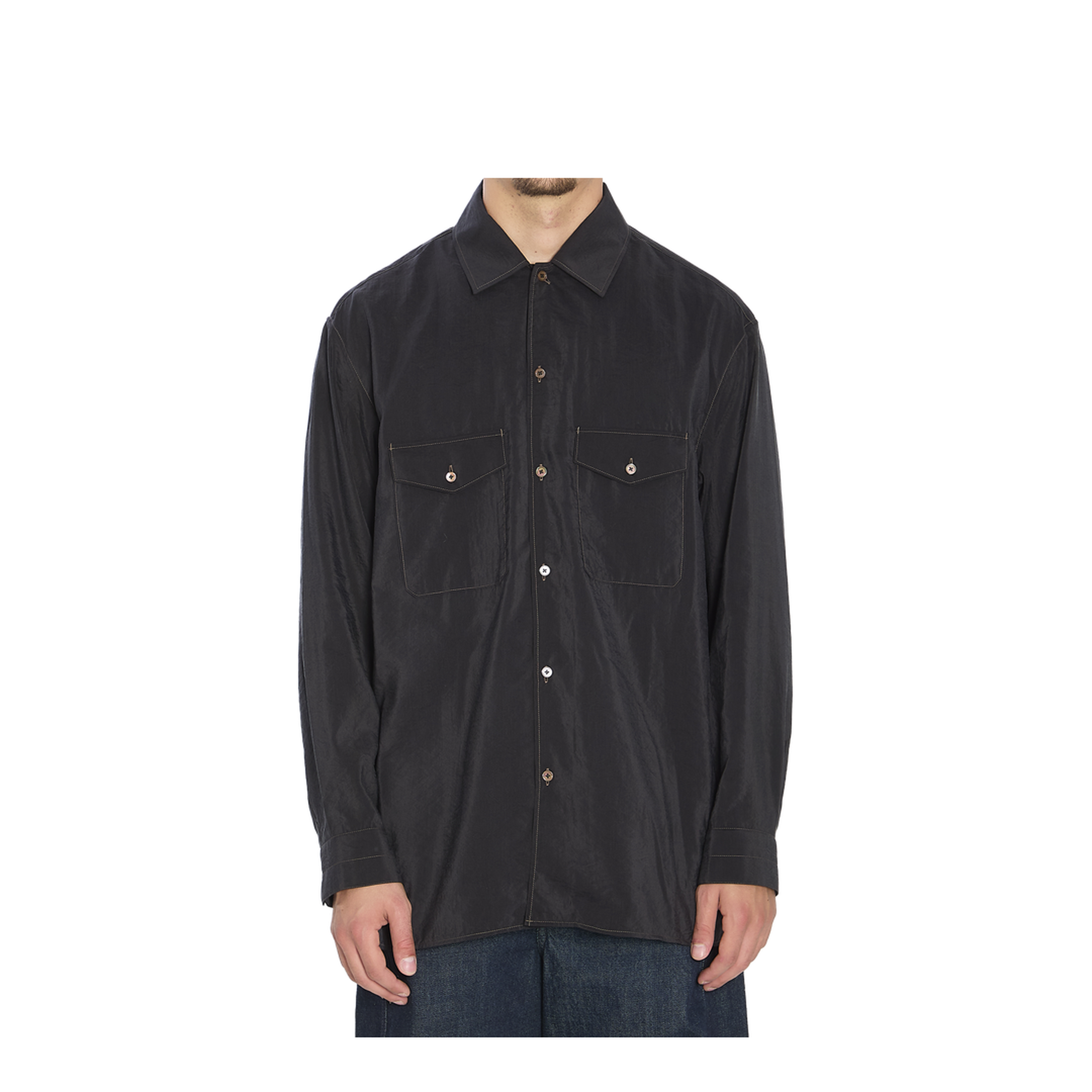 Convertible Collar Shirt