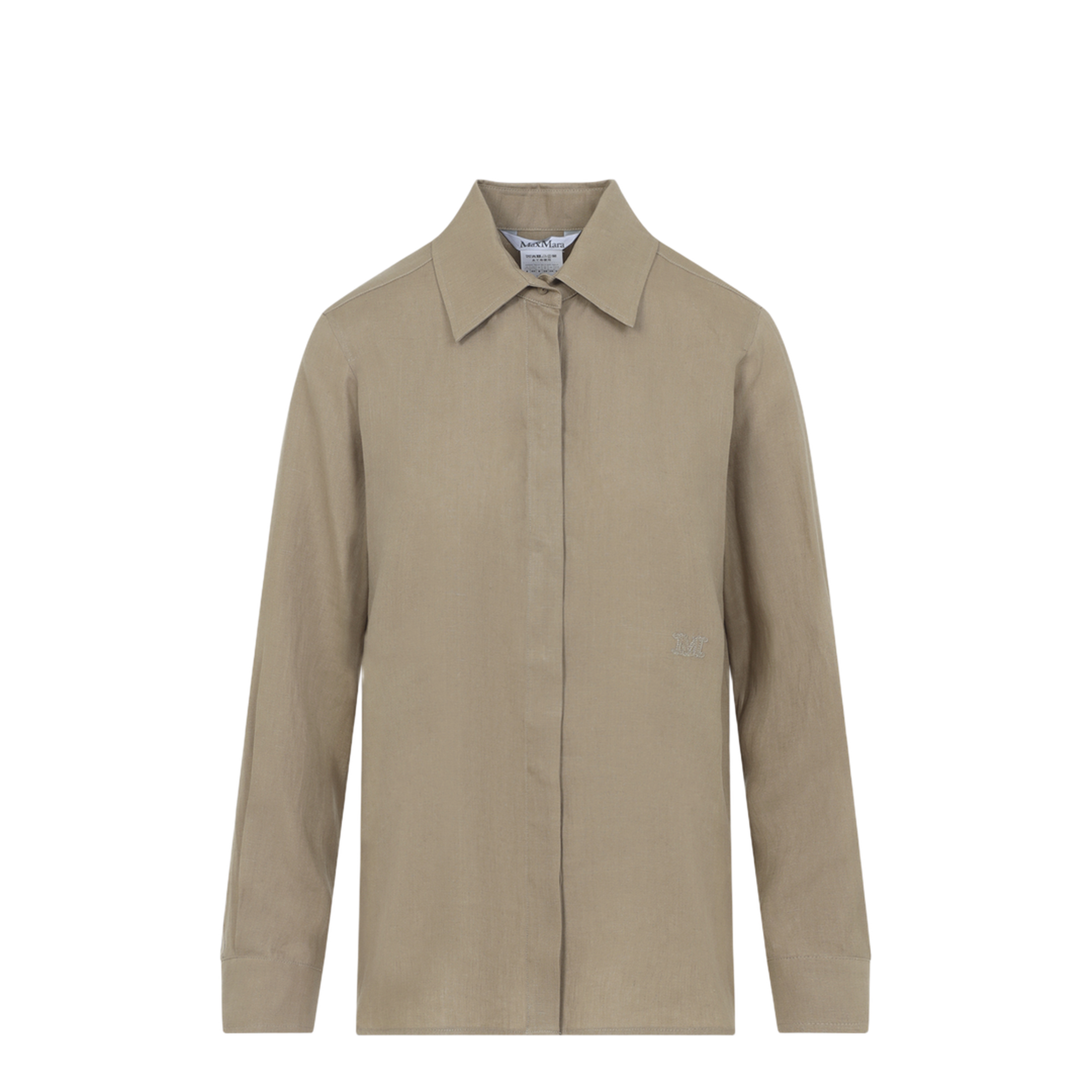 MAYFEYR - Max Mara - Linen M Logo Shirt - 2611111012600